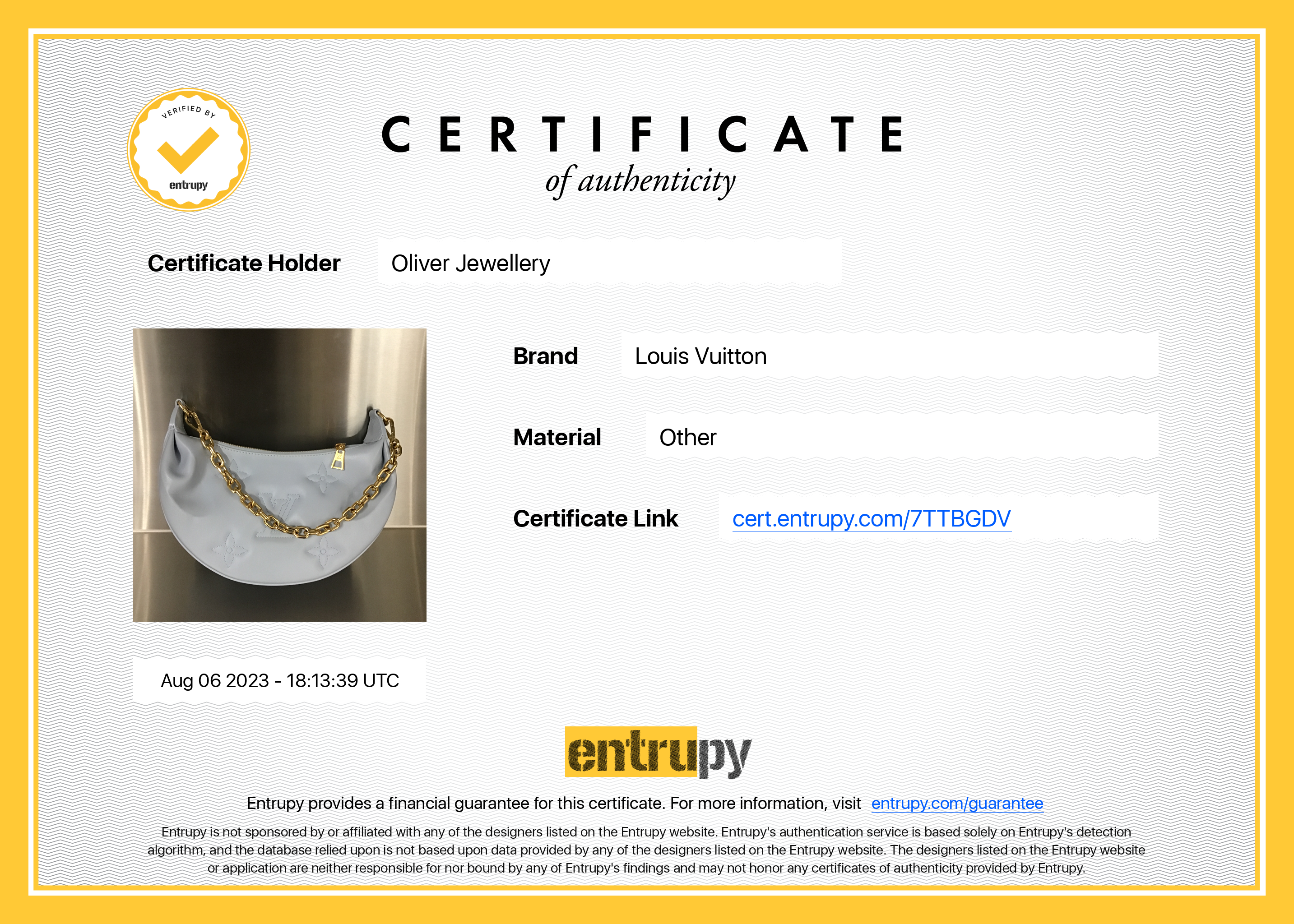 Louis Vuitton 2022 Blue Monogram Calfskin Over The Moon Bag w/ Straps