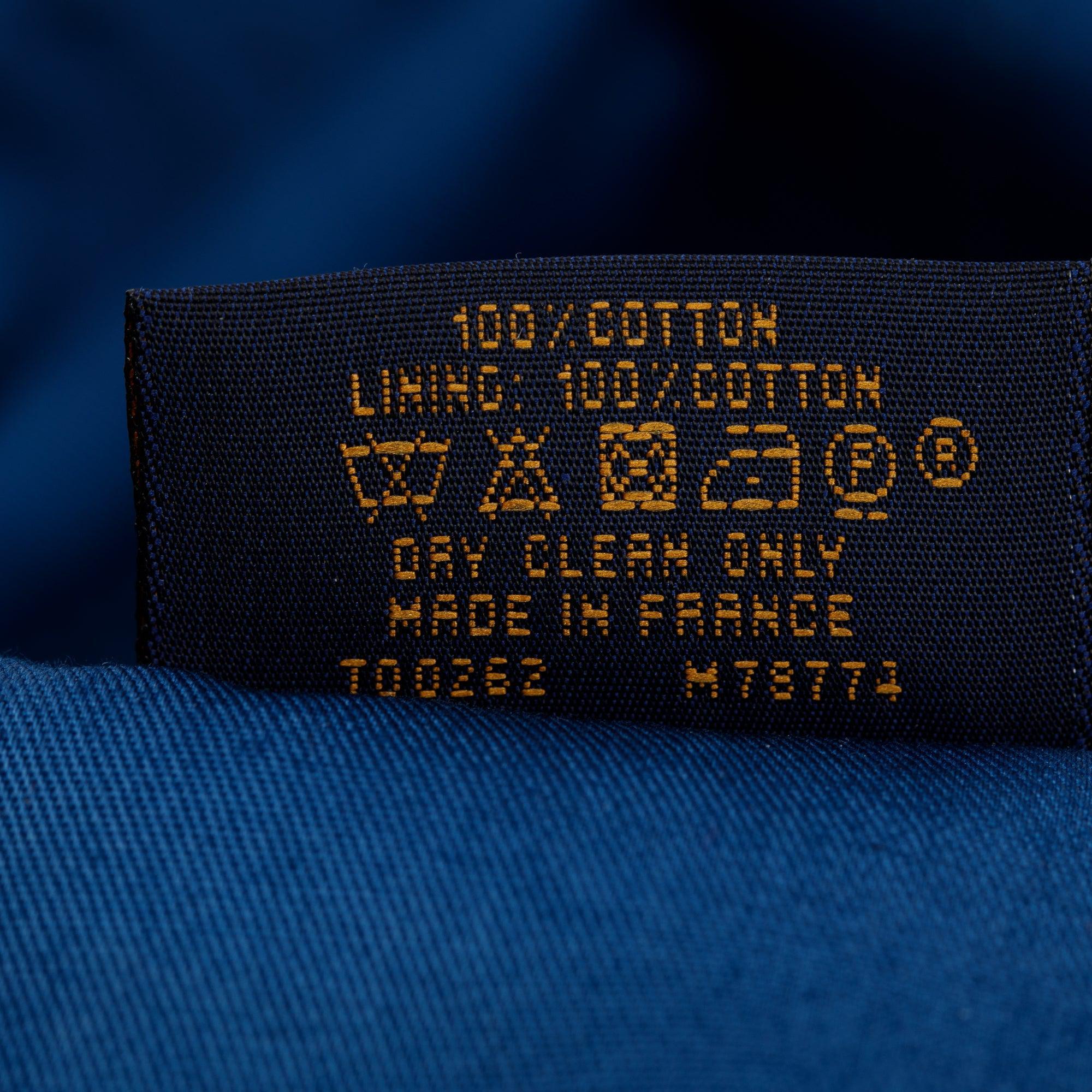 Louis Vuitton 2022 Blue Monogram Denim Essential Bucket Hat, Size 62 w/ Box