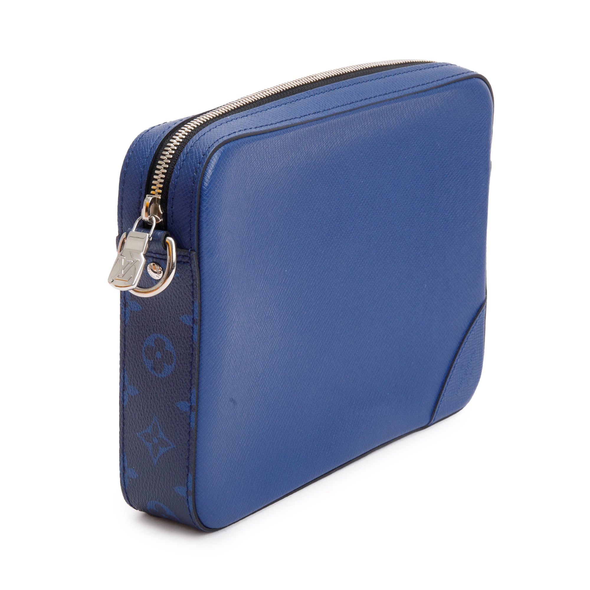 Louis Vuitton 2022 Blue Taigarama Trio Messenger Bag w/ Box