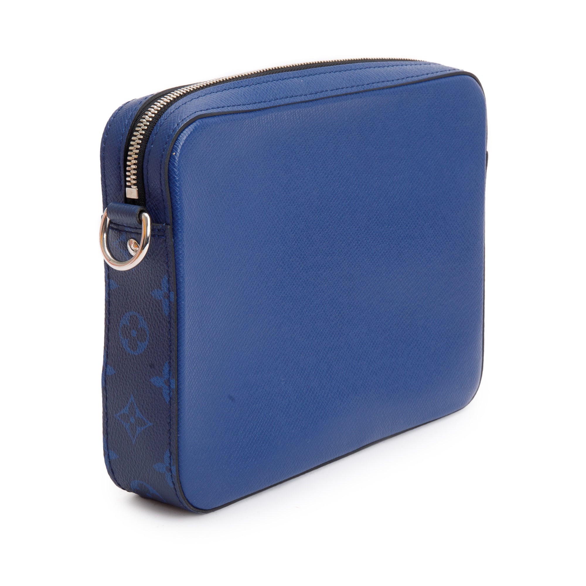 Louis Vuitton 2022 Blue Taigarama Trio Messenger Bag w/ Box