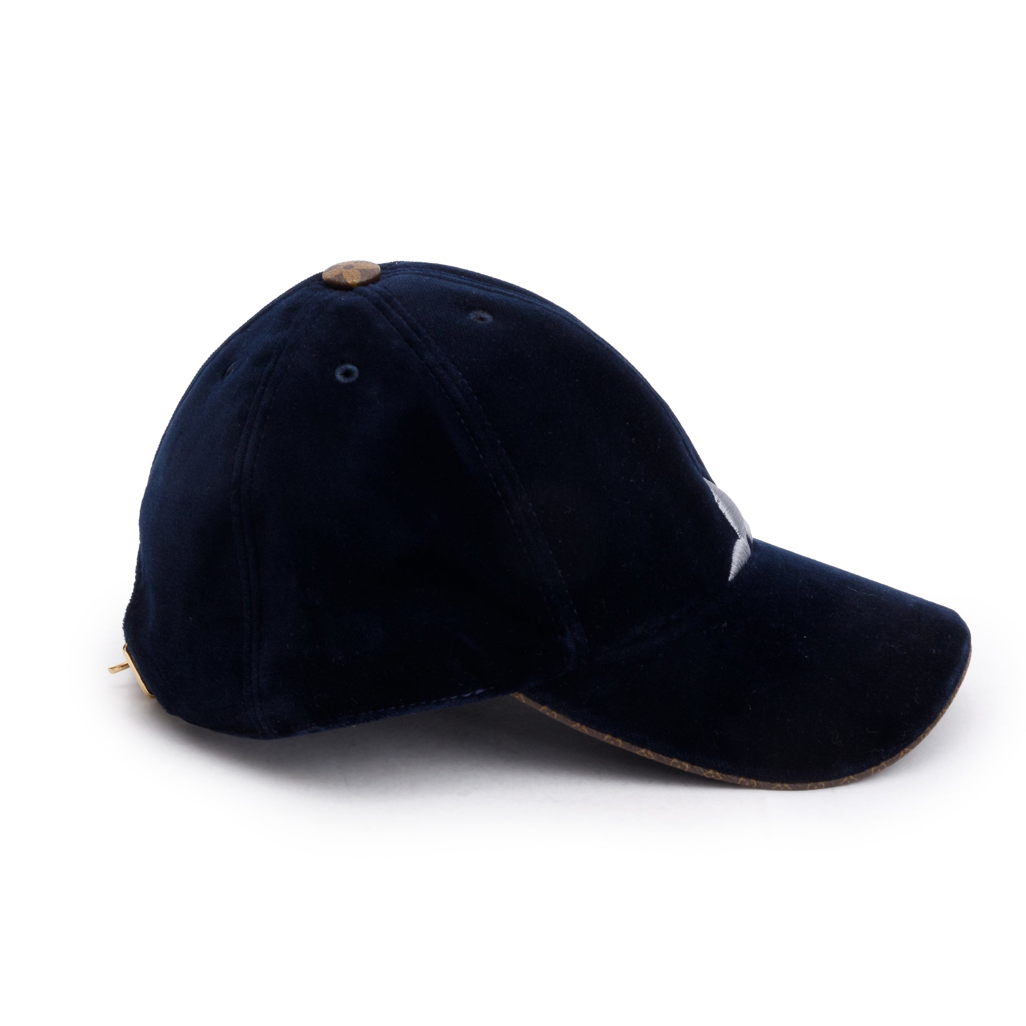 Louis Vuitton 2022 Blue Velvet LV Touch Cap