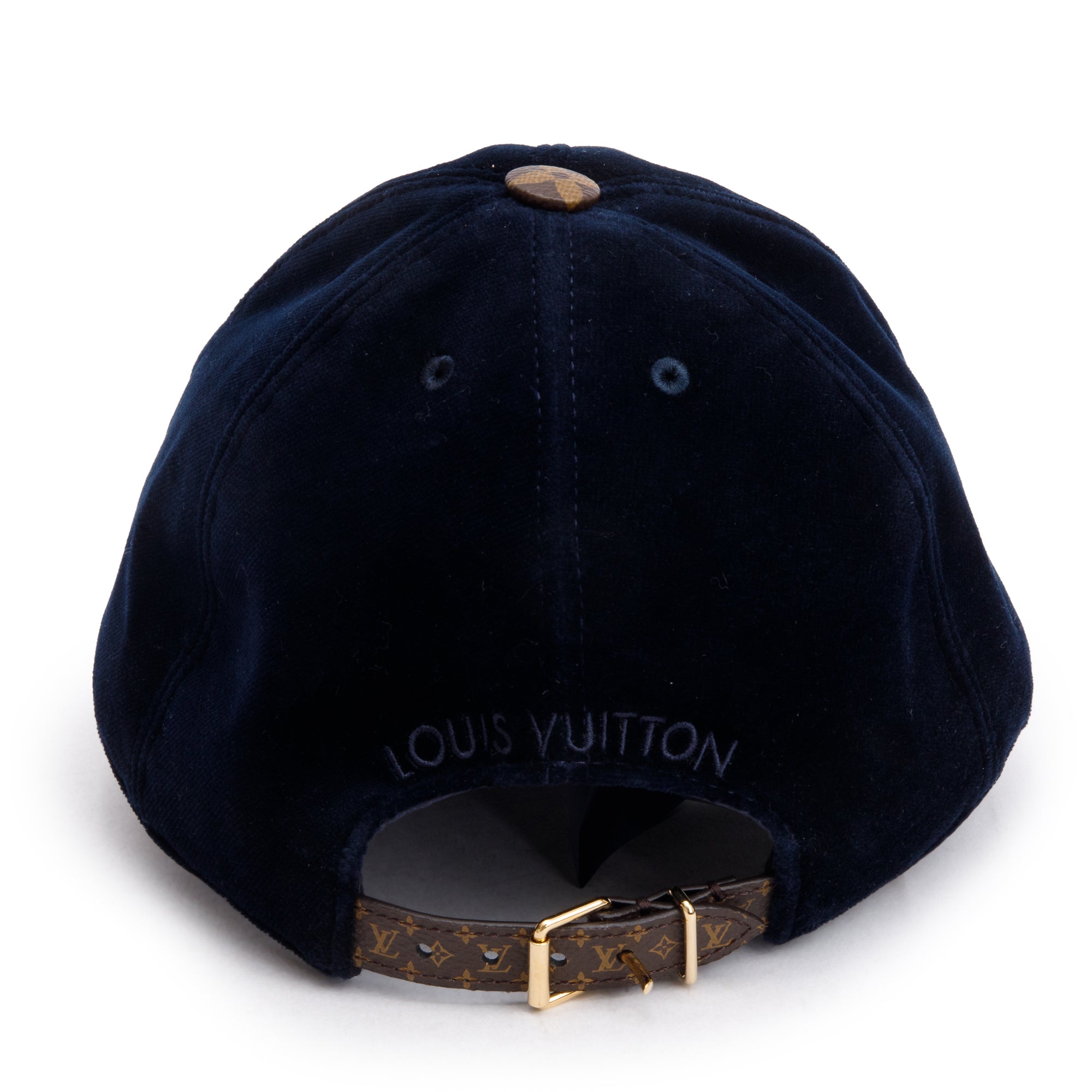 Louis Vuitton 2022 Blue Velvet LV Touch Cap