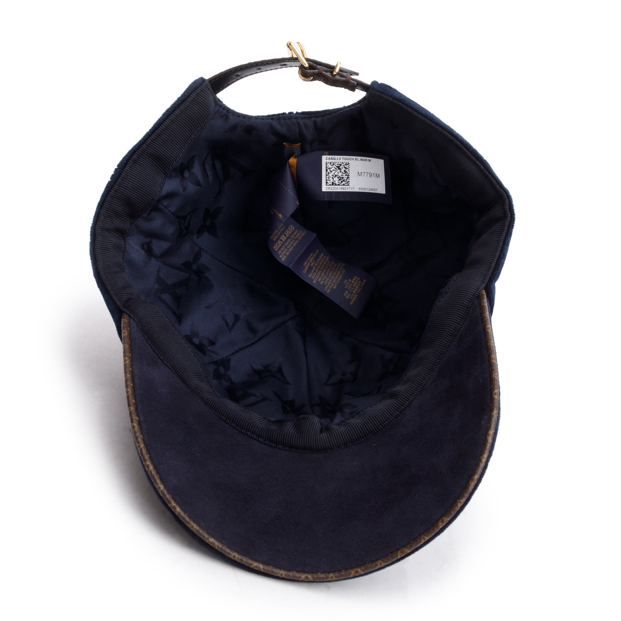 Louis Vuitton 2022 Blue Velvet LV Touch Cap