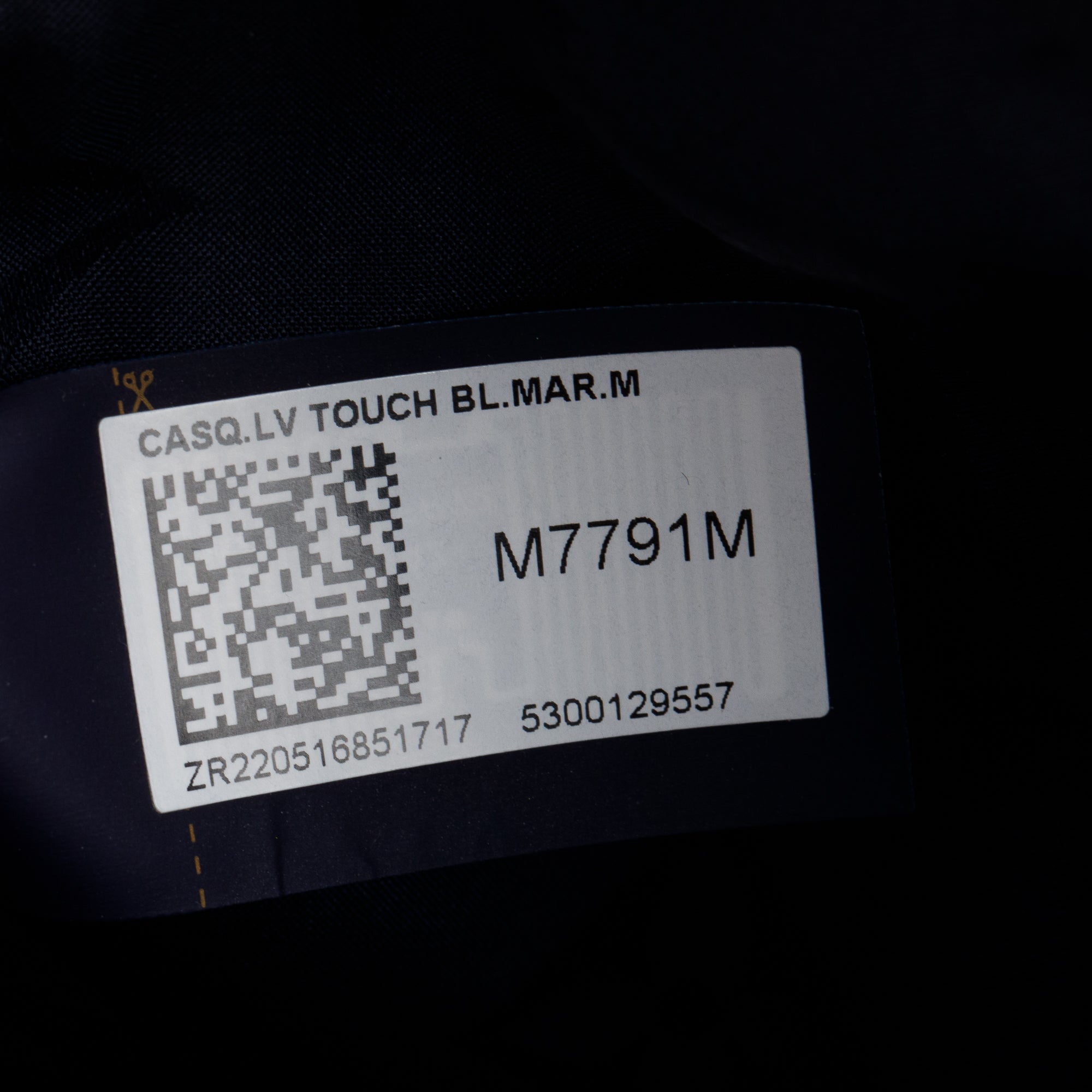 Louis Vuitton 2022 Blue Velvet LV Touch Cap