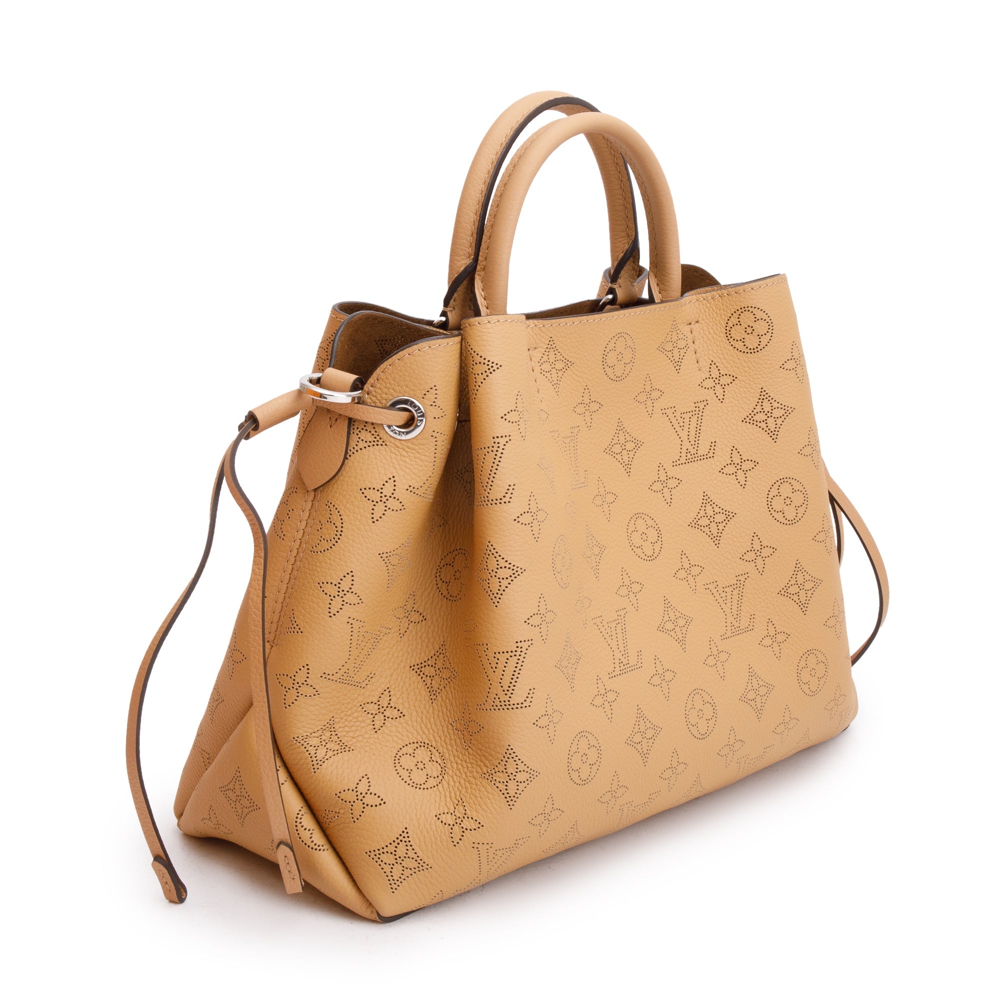 Louis Vuitton 2022 Brown Monogram Mahina Bella Tote w/ Straps & Box