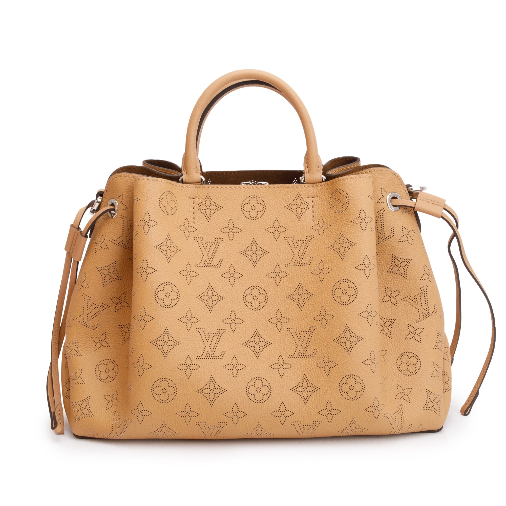 Louis Vuitton 2022 Brown Monogram Mahina Bella Tote w/ Straps & Box