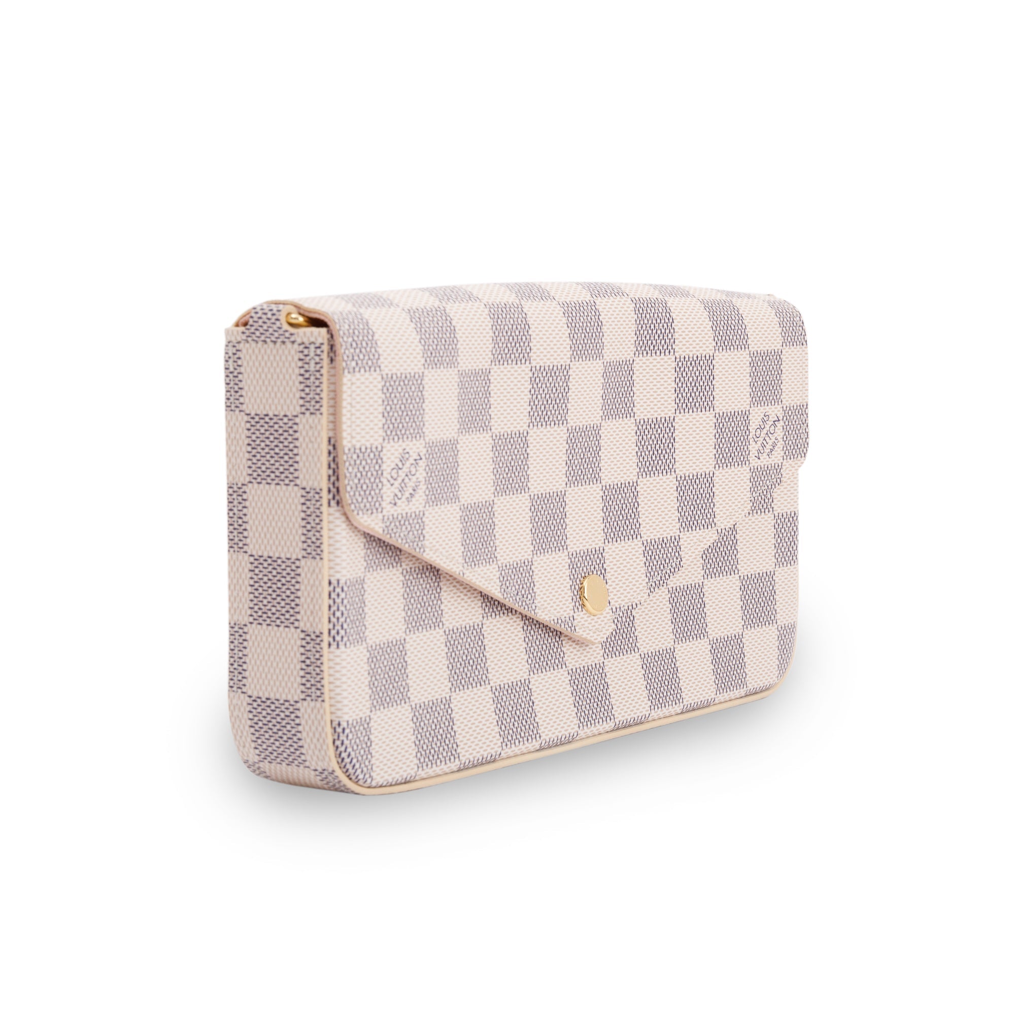 Louis Vuitton 2022 Damier Azur Felicie Pochette w/ Box & Inserts