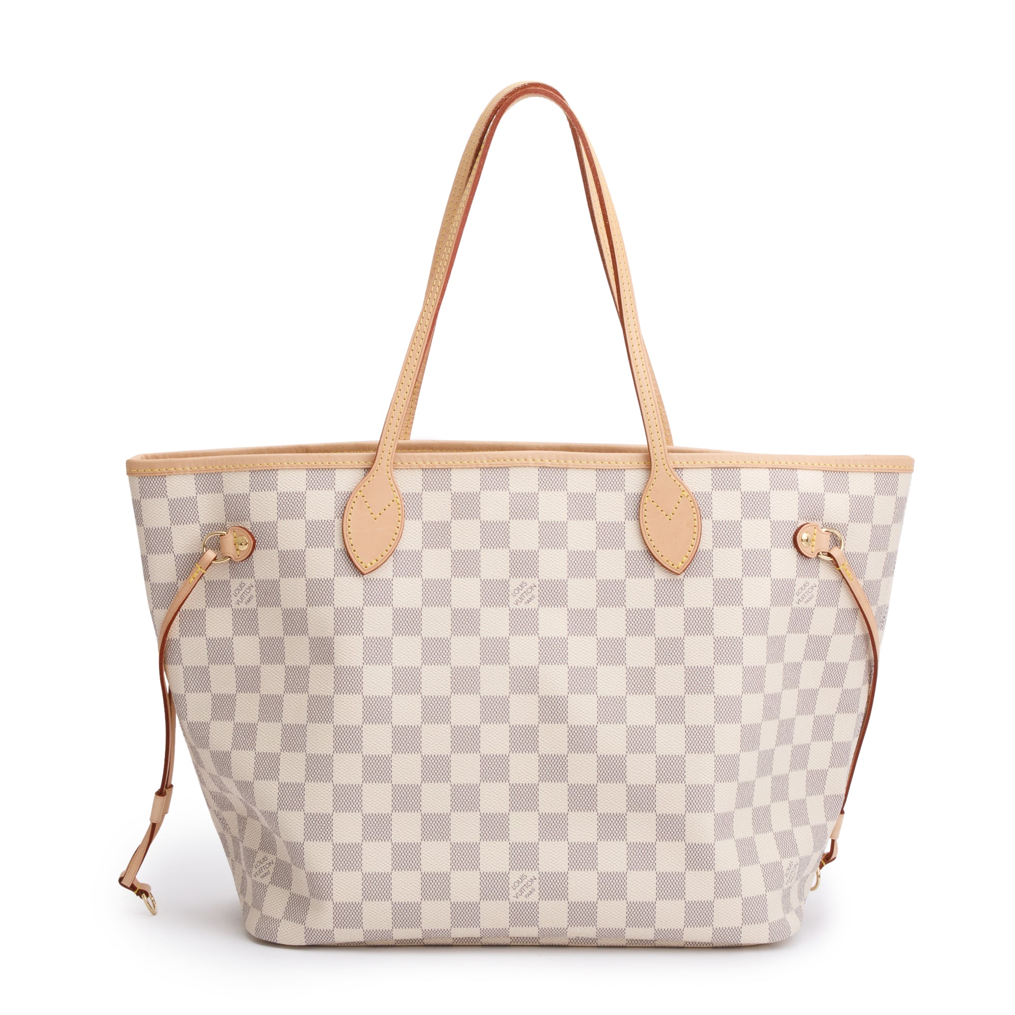 Louis Vuitton 2022 Damier Azur Neverfull MM w/ Pouch