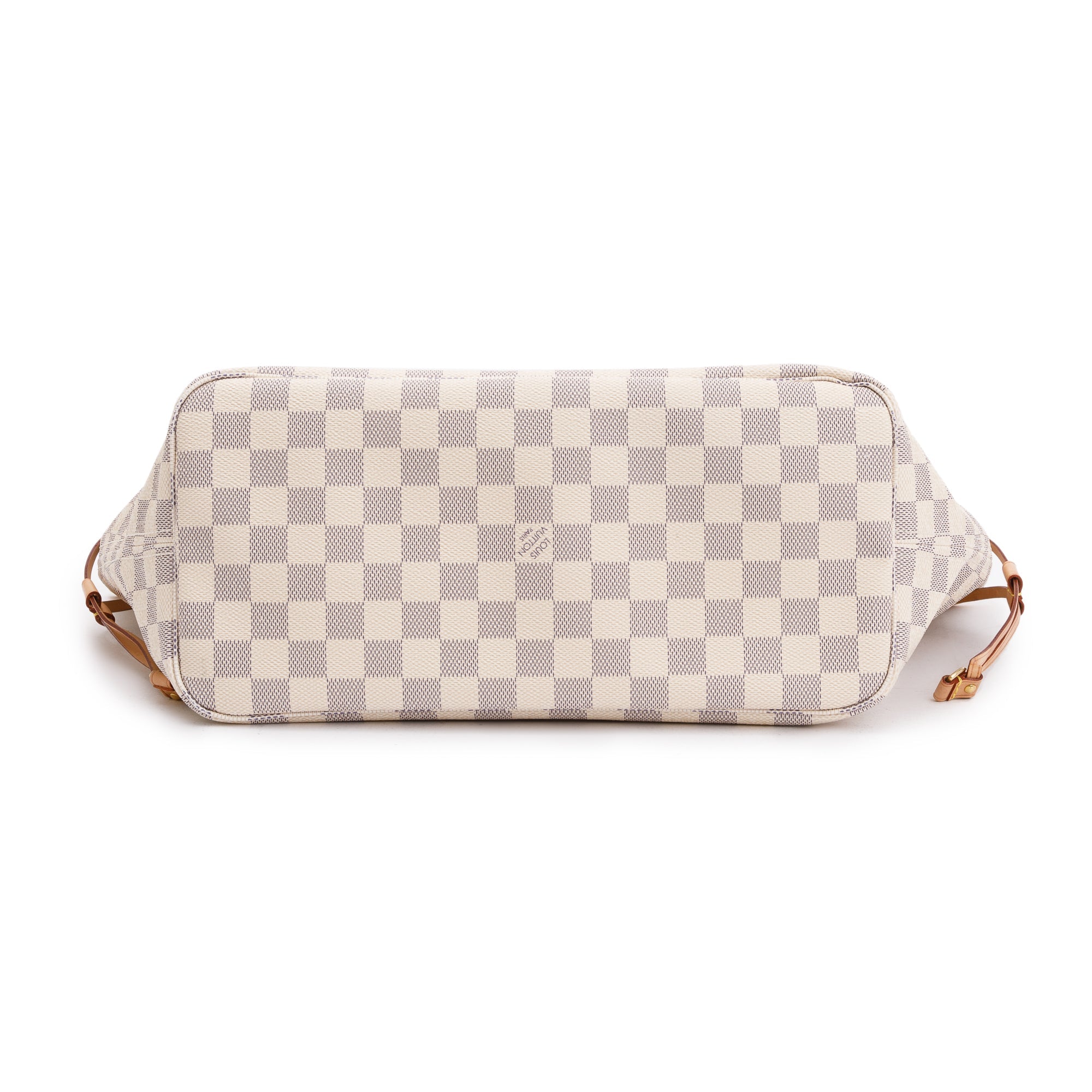 Louis Vuitton 2022 Damier Azur Neverfull MM w/ Pouch & Receipt