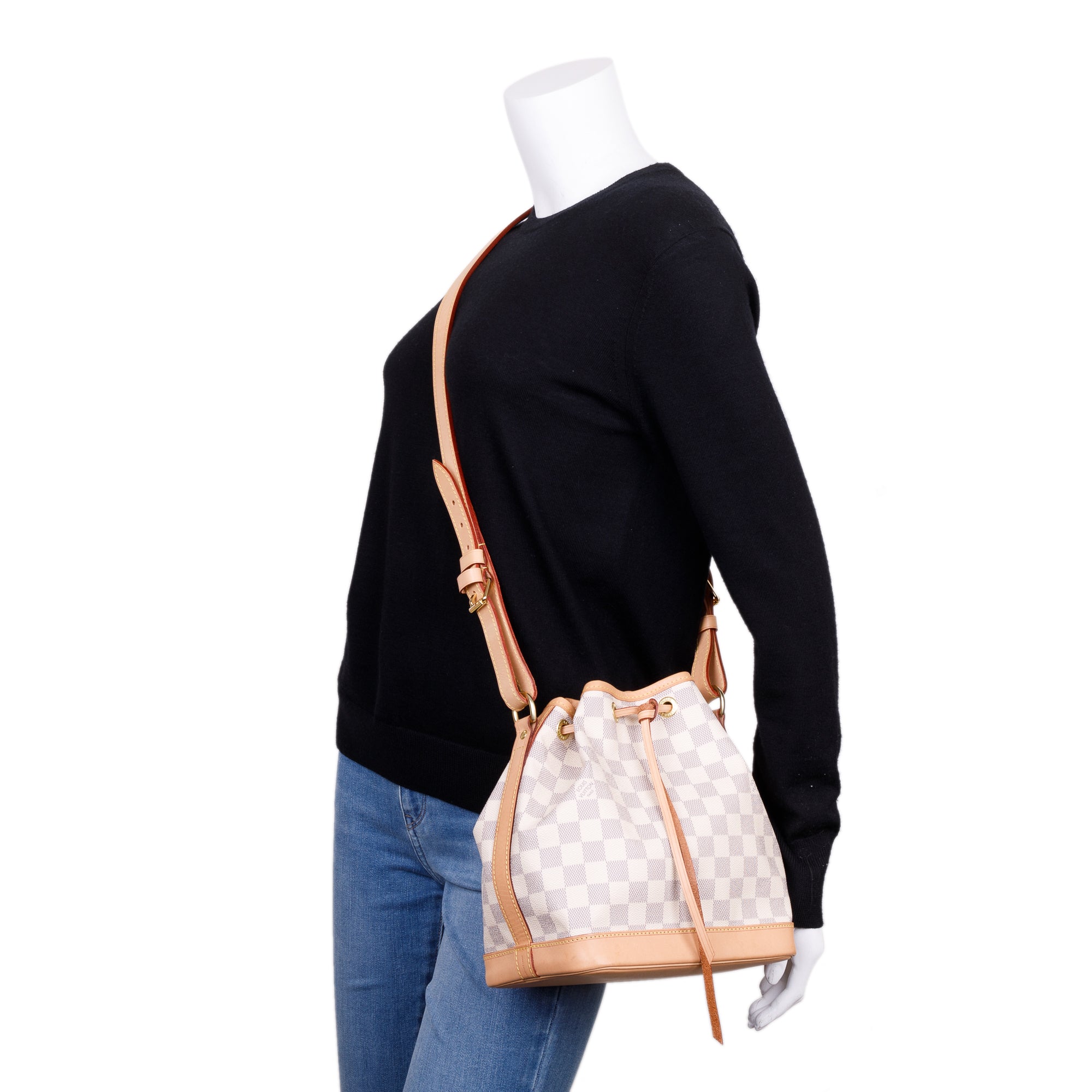 Louis Vuitton 2022 Damier Azur Noe BB w/ Box