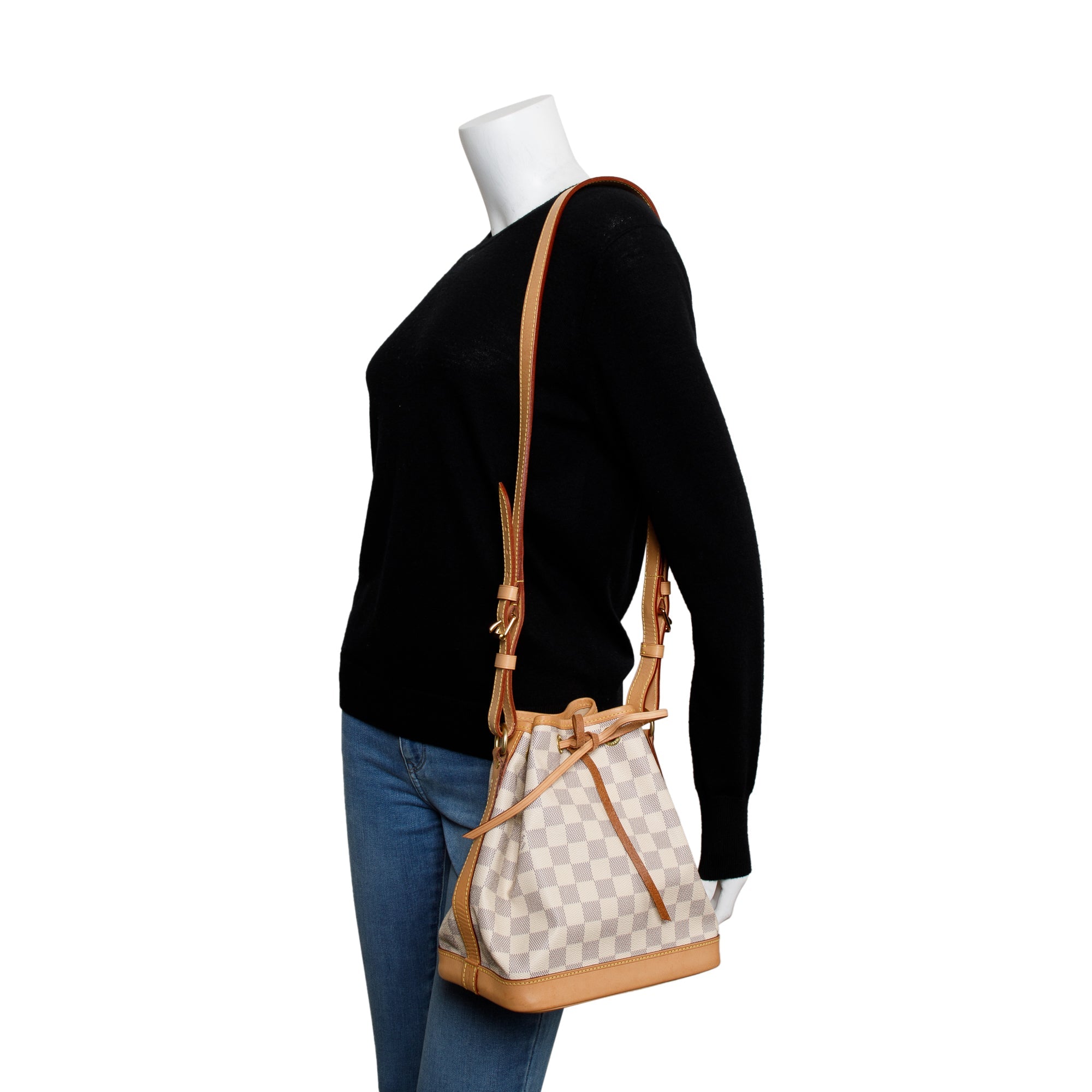 Louis Vuitton 2022 Damier Azur Noe BB w/ Box