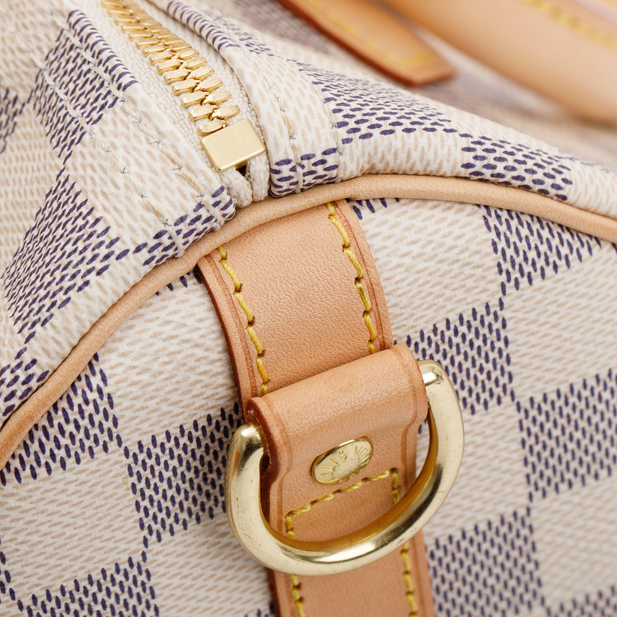 Louis Vuitton 2022 Damier Azur Speedy Bandouliere 25 w/ Box, Receipt & Strap