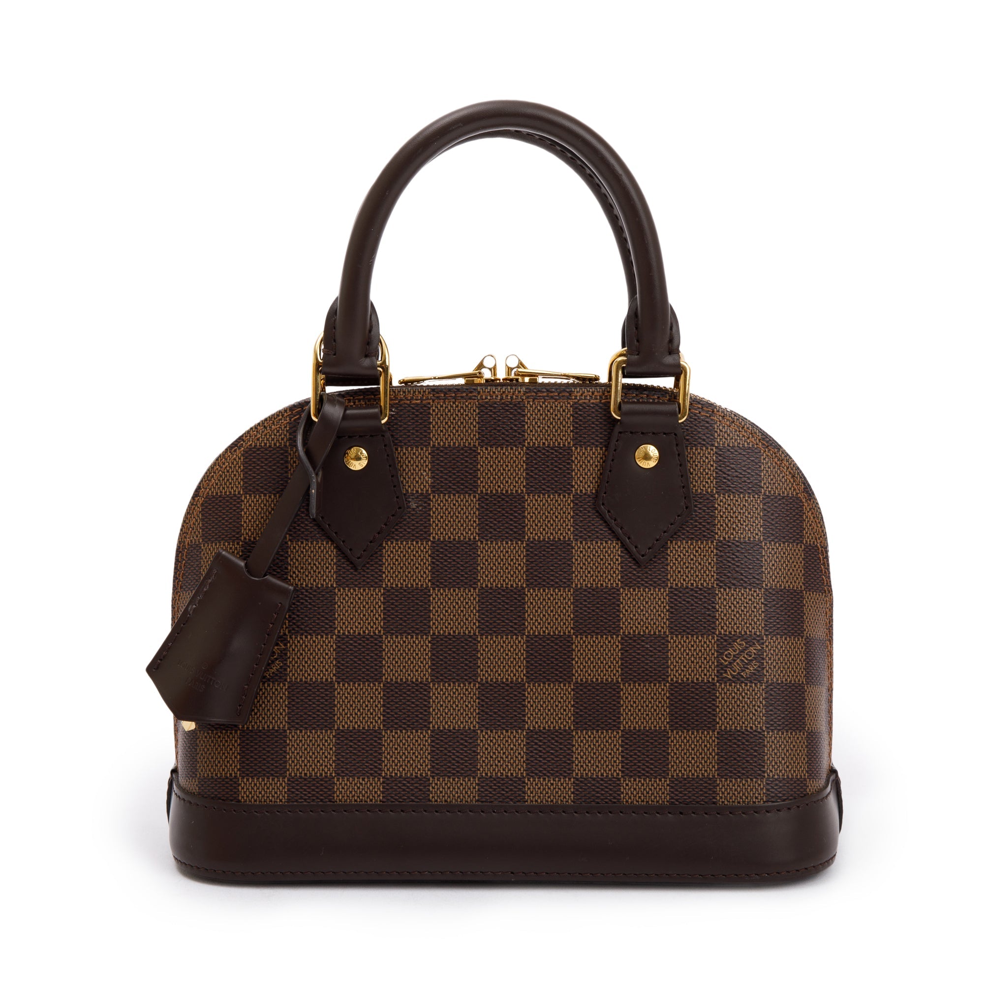 Louis Vuitton 2022 Damier Ebene Alma BB w/ Box & Strap