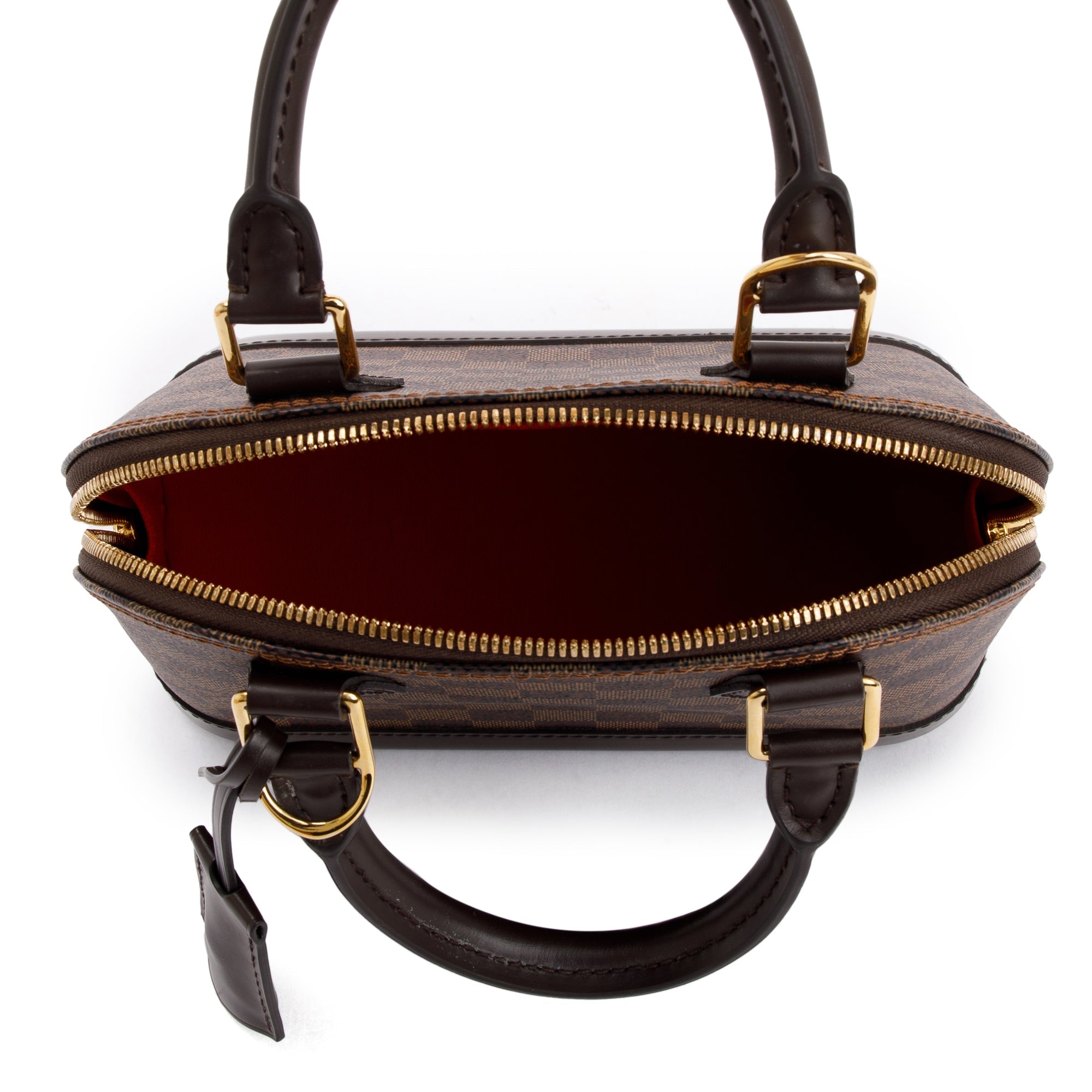 Louis Vuitton 2022 Damier Ebene Alma BB w/ Box & Strap