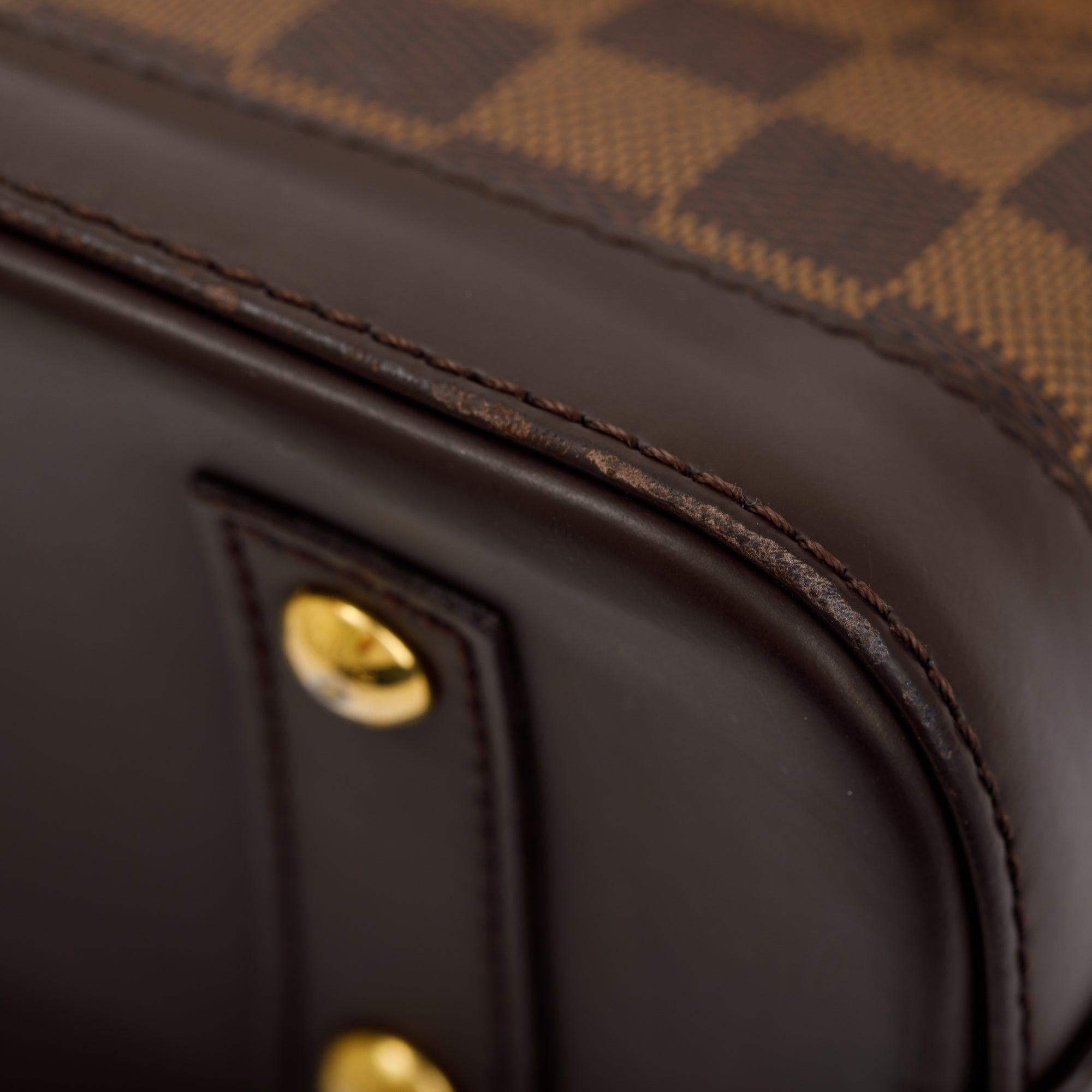 Louis Vuitton 2022 Damier Ebene Alma BB w/ Strap