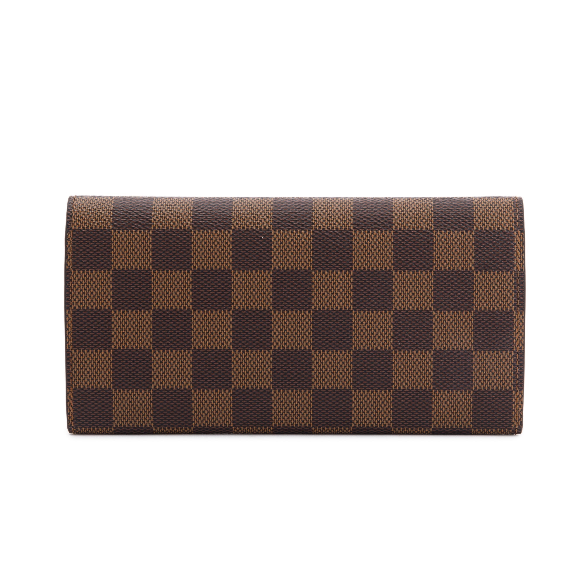 Louis Vuitton 2022 Damier Ebene Emilie Wallet w/ Box