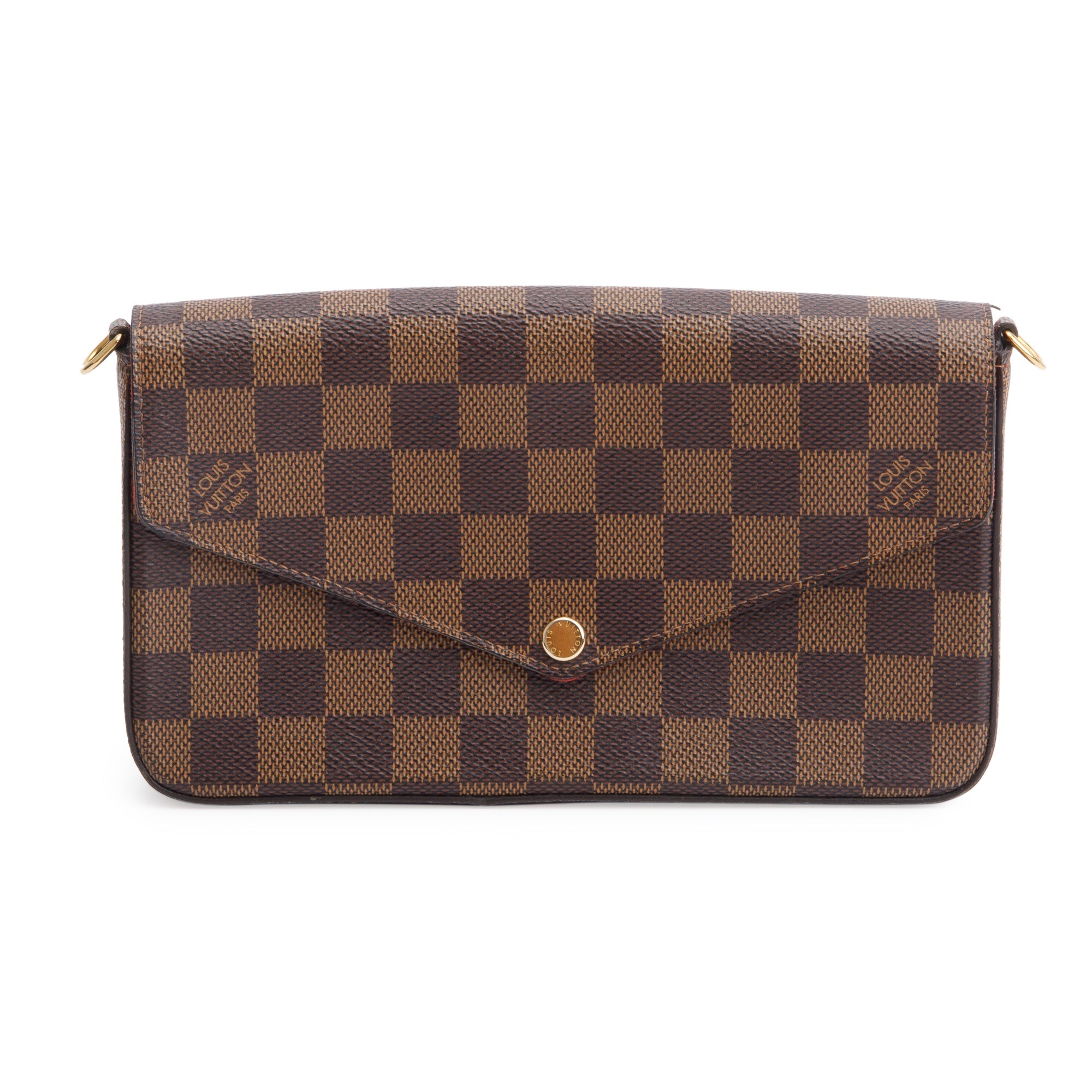 Louis Vuitton 2022 Damier Ebene Felicie Pochette w/ Inserts