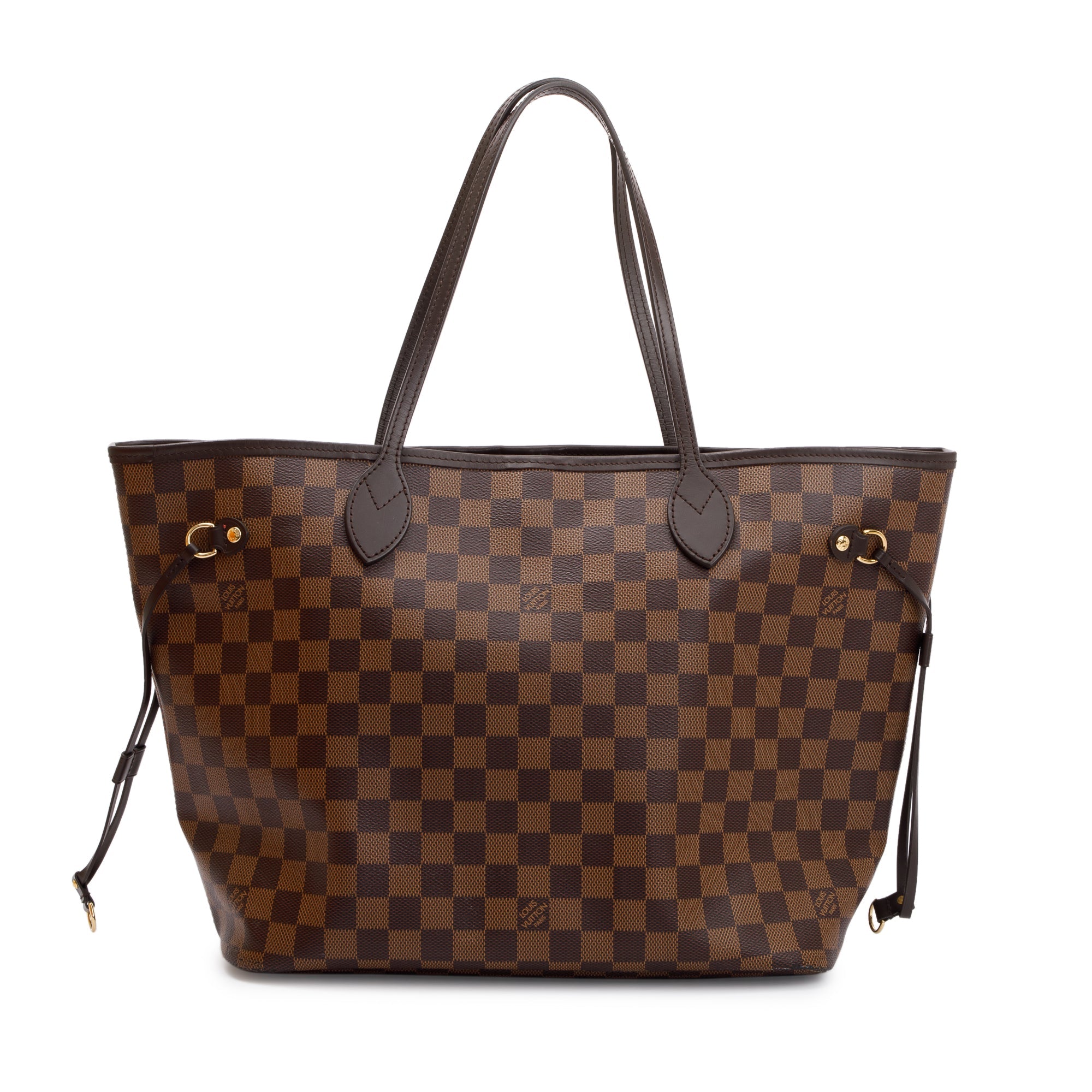 Louis Vuitton 2022 Damier Ebene Neverfull MM w/ Pouch & Box