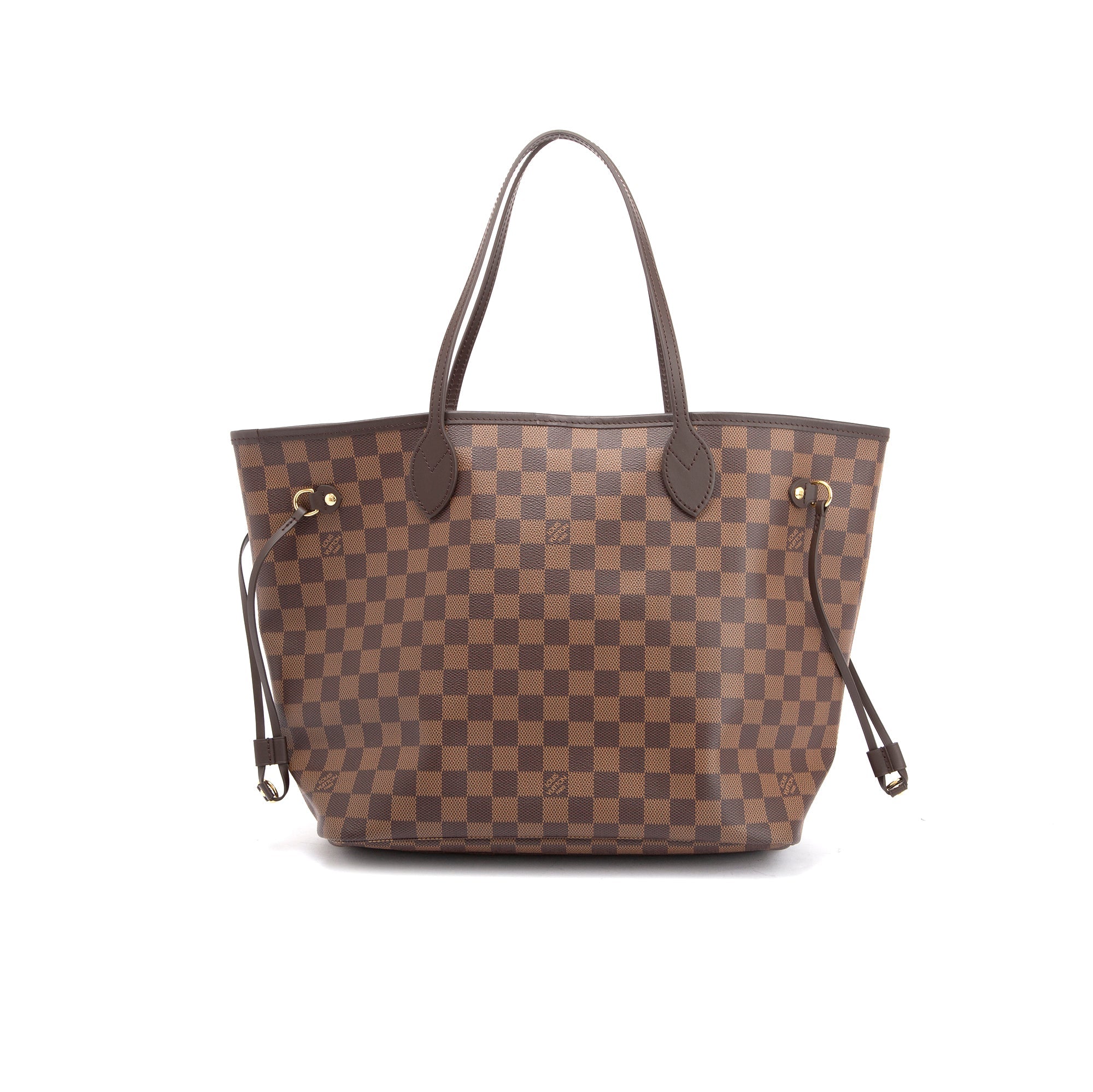 Louis Vuitton 2022 Damier Ebene Neverfull MM w/ Pouch & Box