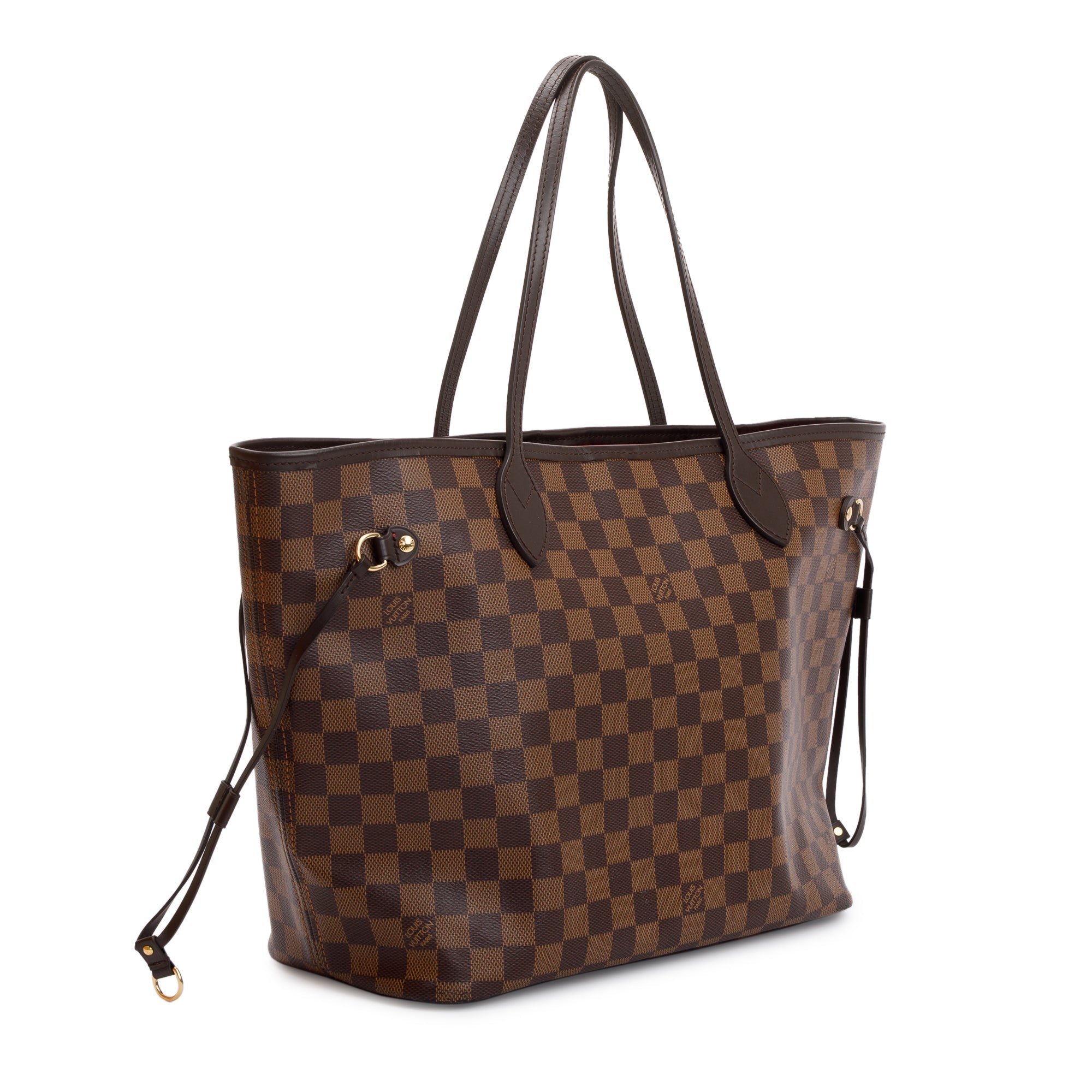 Louis Vuitton 2022 Damier Ebene Neverfull MM w/ Pouch & Box
