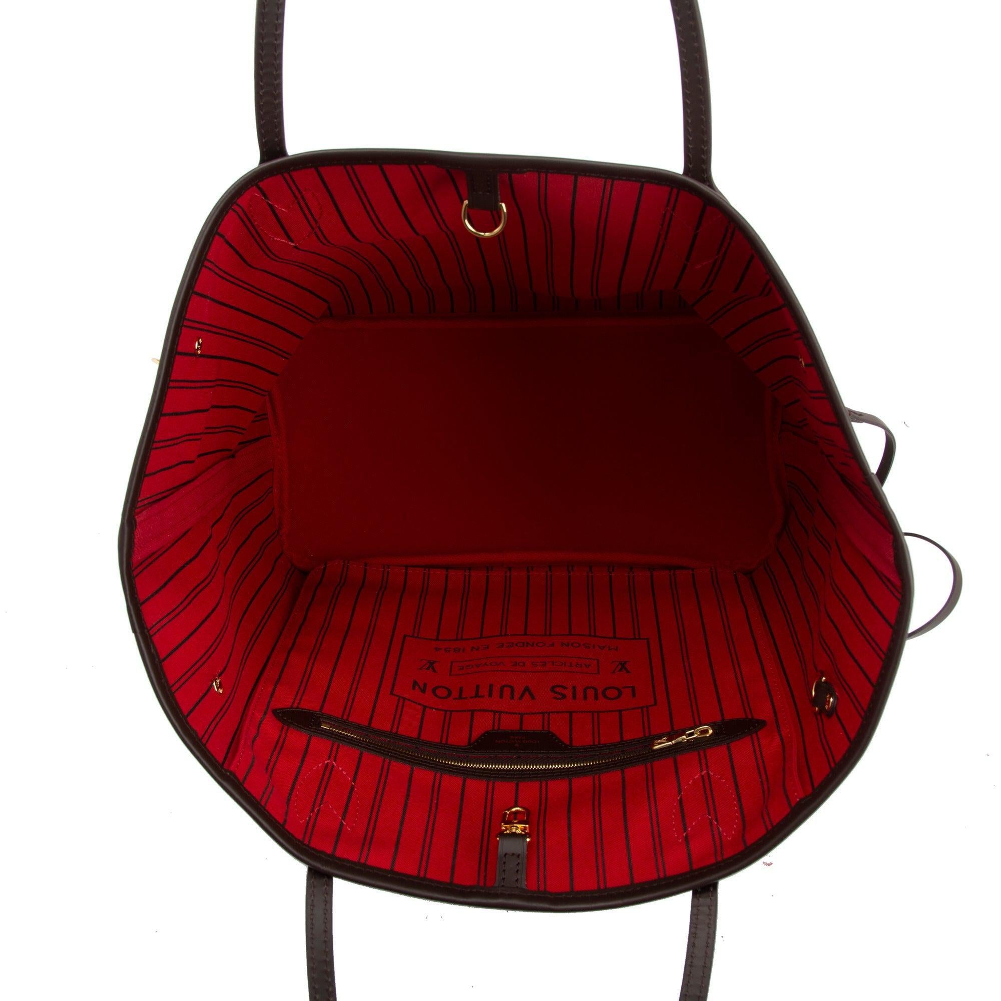 Louis Vuitton 2022 Damier Ebene Neverfull MM w/ Pouch & Box