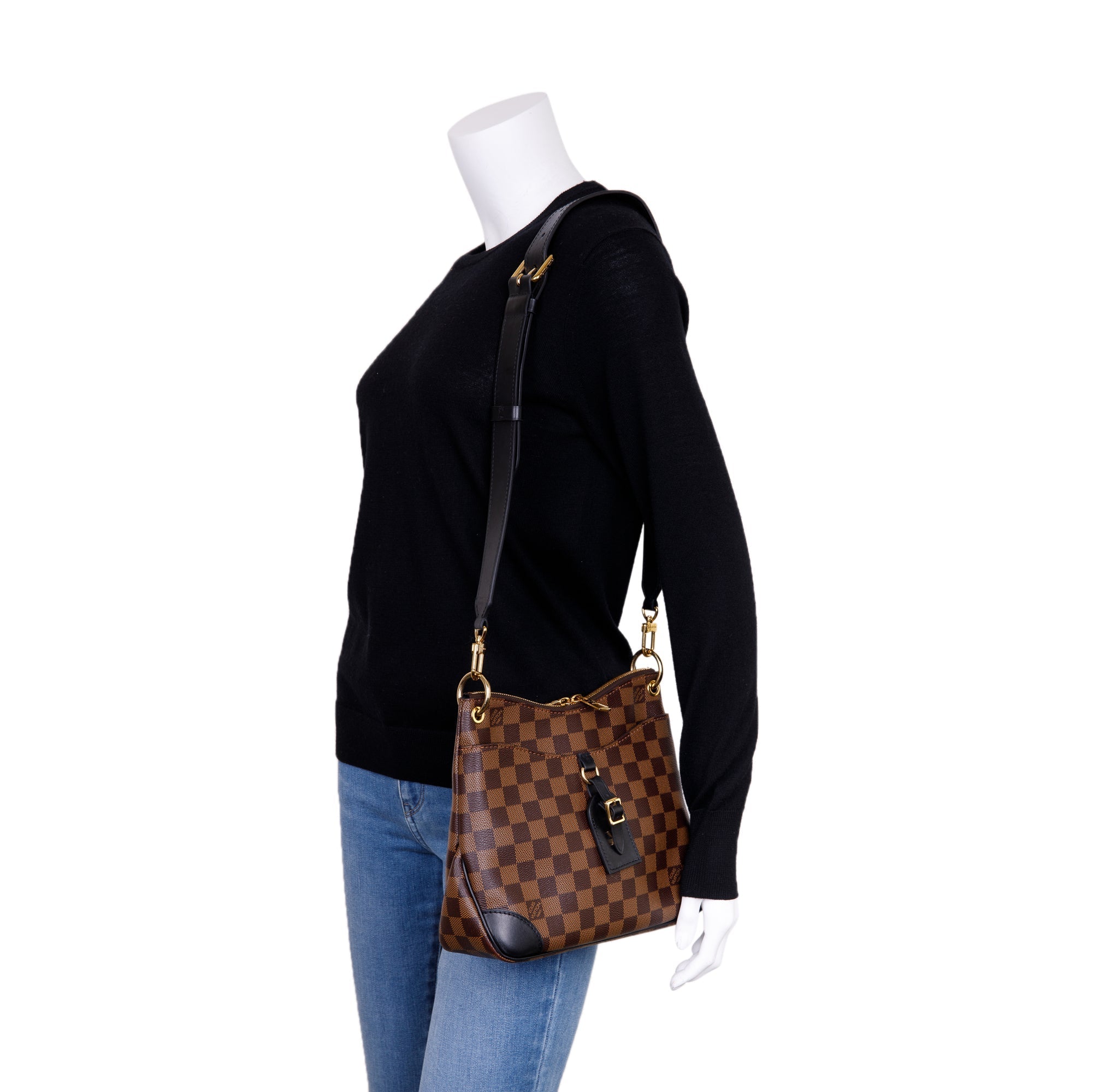 Louis Vuitton 2022 Damier Ebene Odeon PM Bag