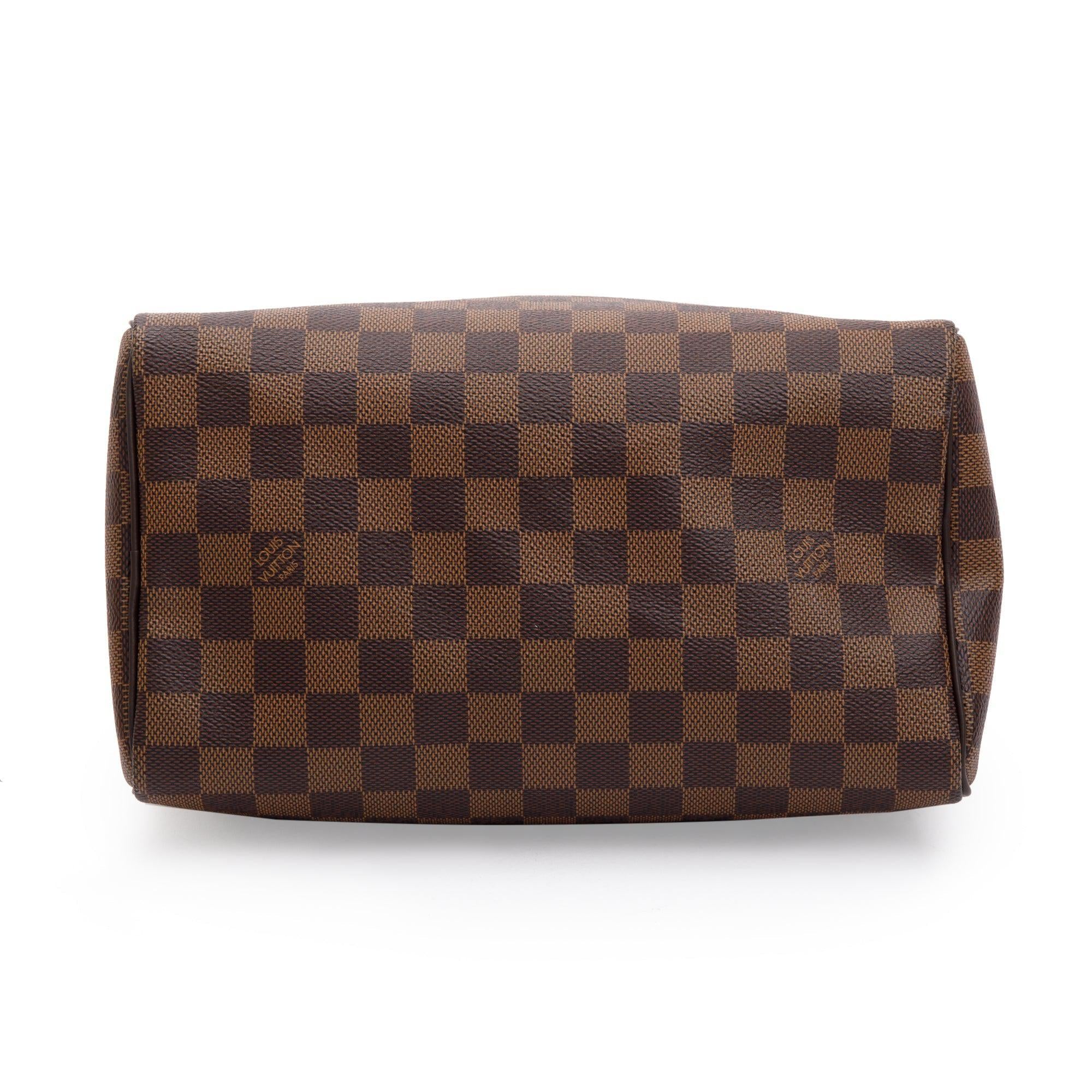 Louis Vuitton 2022 Damier Ebene Speedy 25