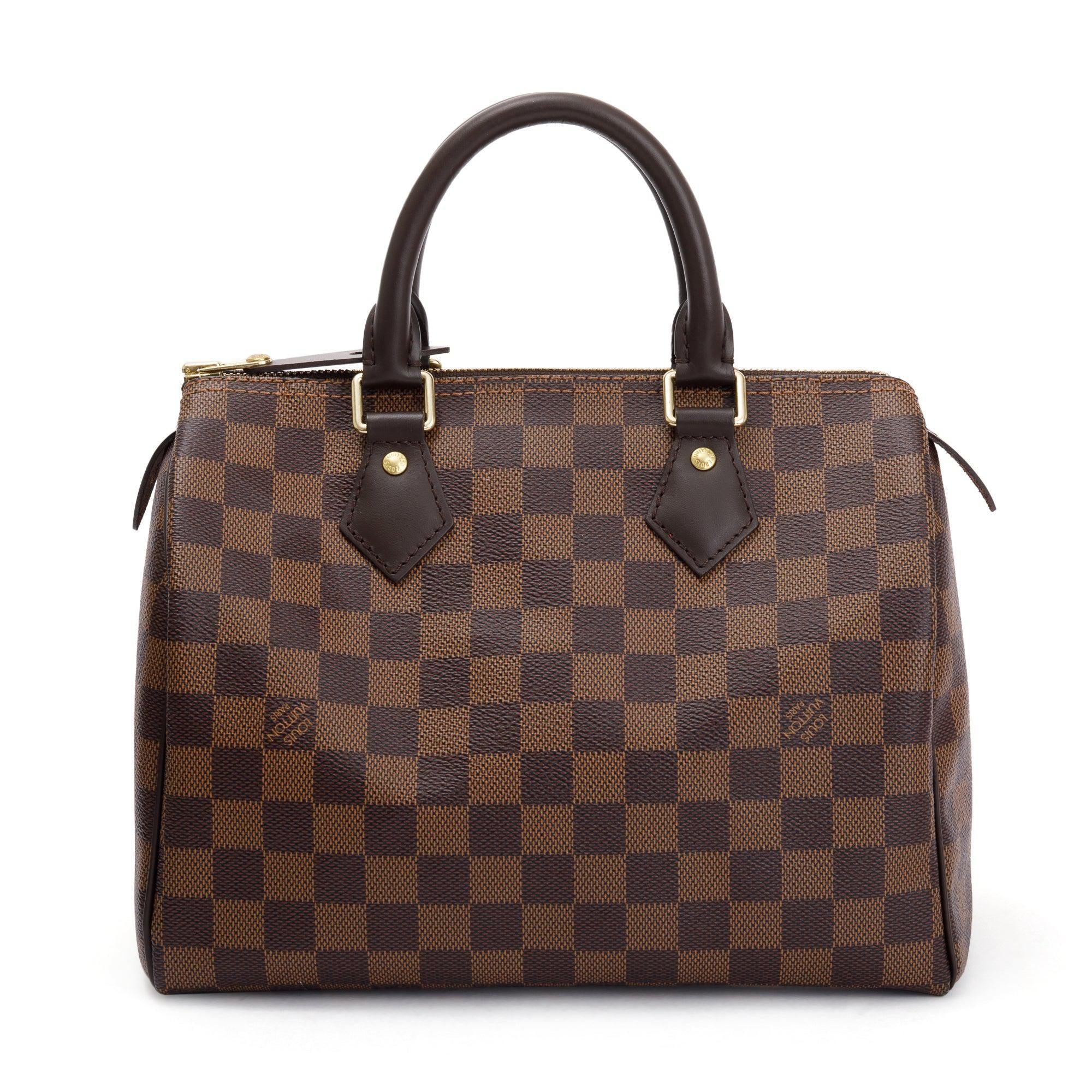 Louis Vuitton 2022 Damier Ebene Speedy 25