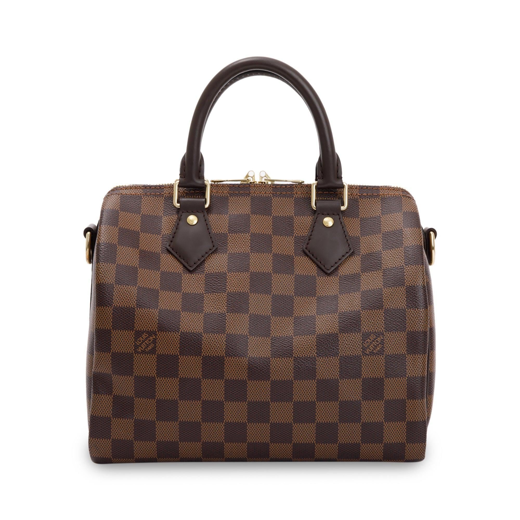 Louis Vuitton 2022 Damier Ebene Speedy Bandouliere 25