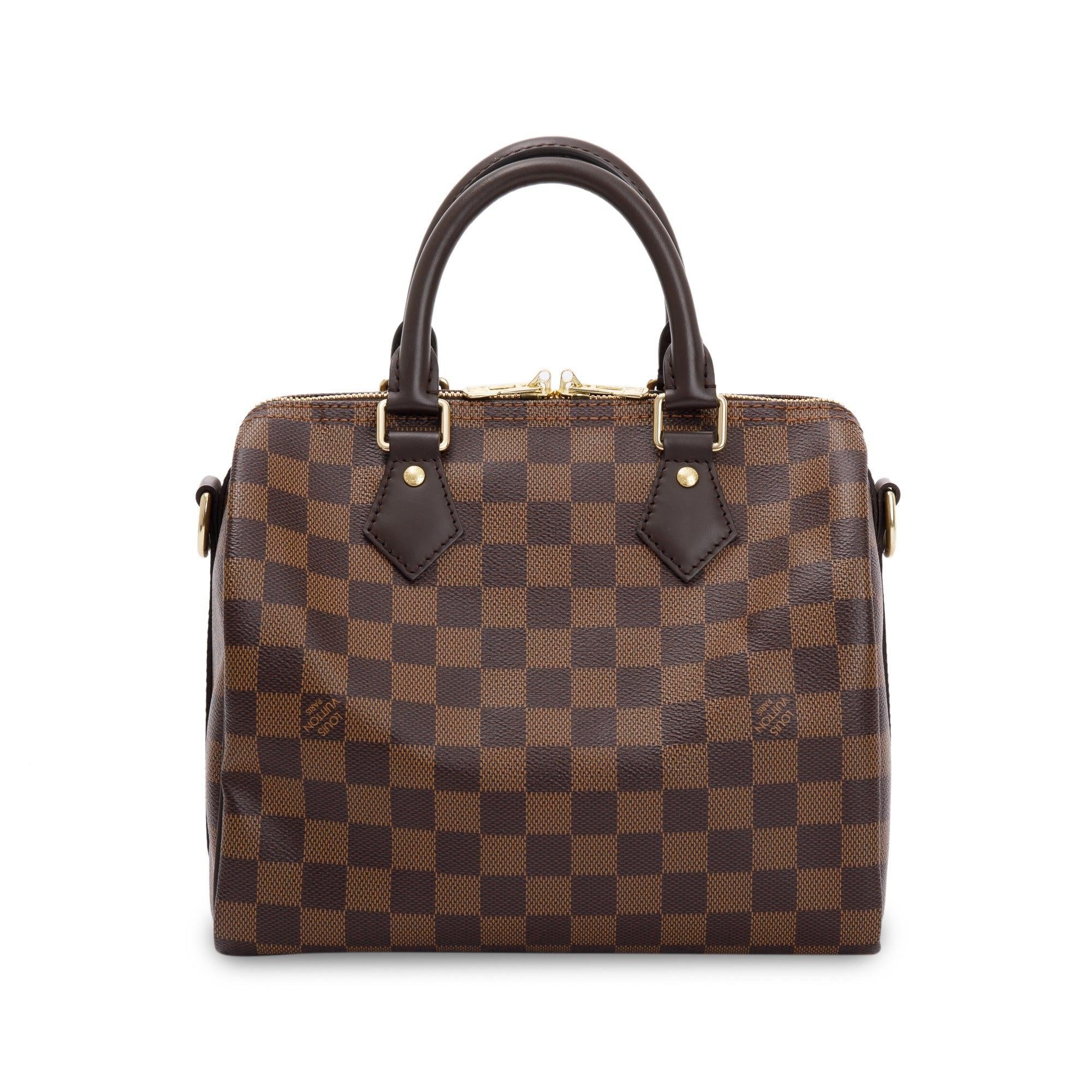Louis Vuitton 2022 Damier Ebene Speedy Bandouliere 25