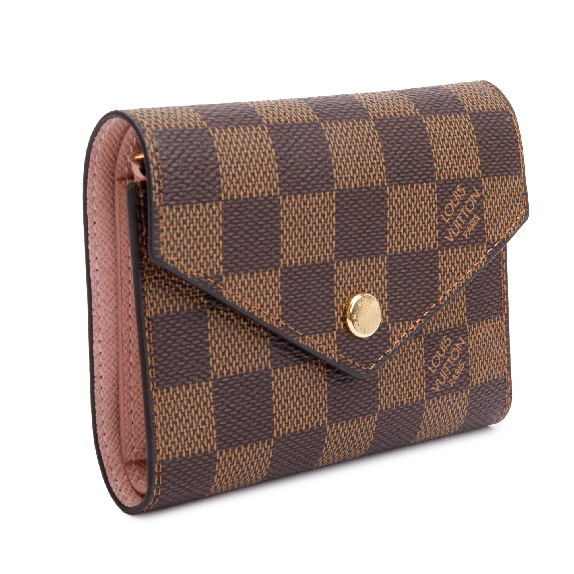 Louis Vuitton 2022 Damier Ebene Victorine Wallet w/ Box