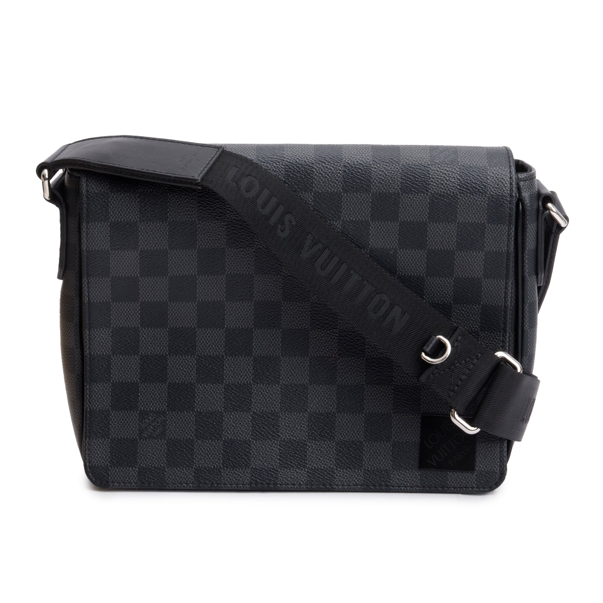 Louis Vuitton 2022 Damier Graphite District PM Bag