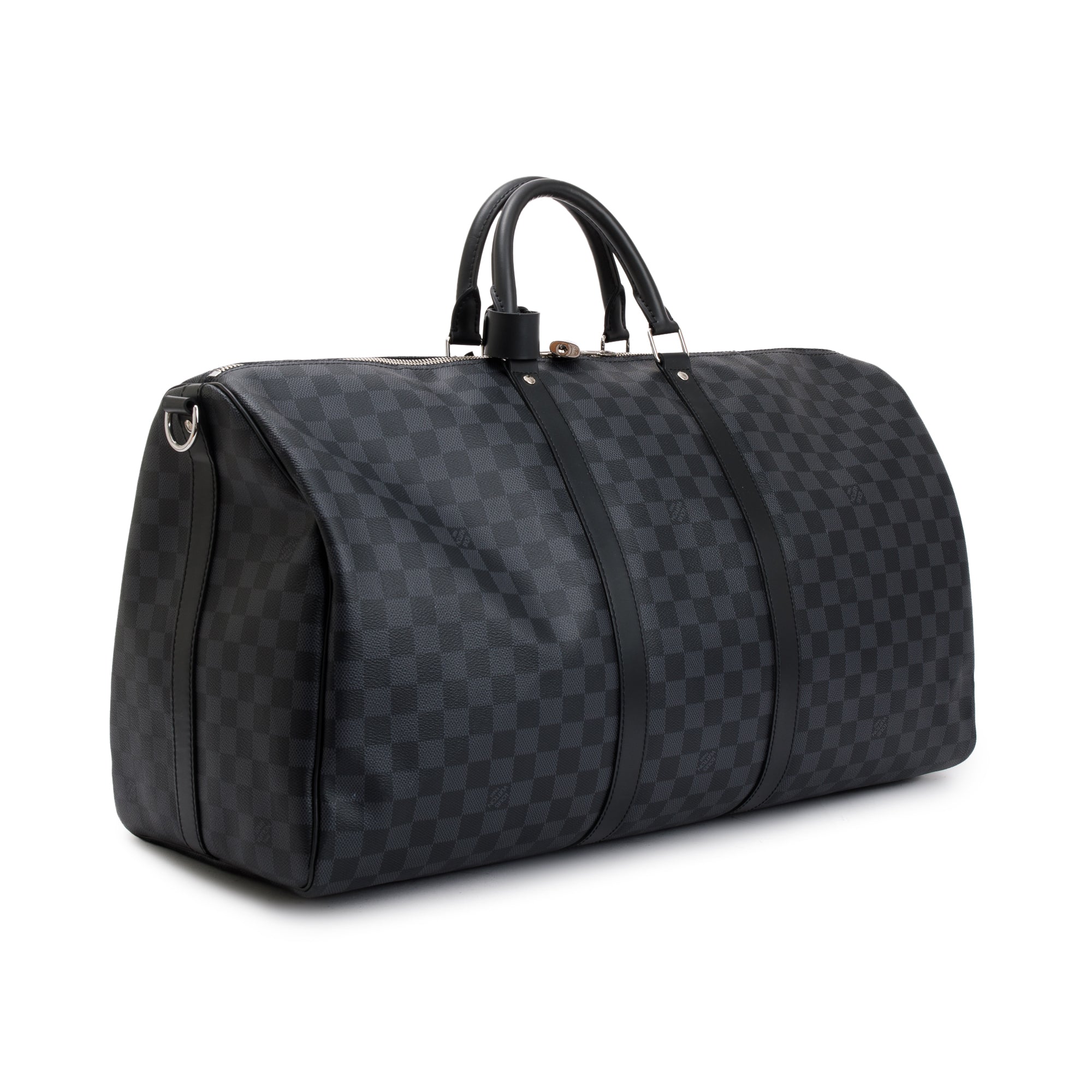 Louis Vuitton 2022 Damier Graphite Keepall Bandouliere 55 w/ Strap & Box