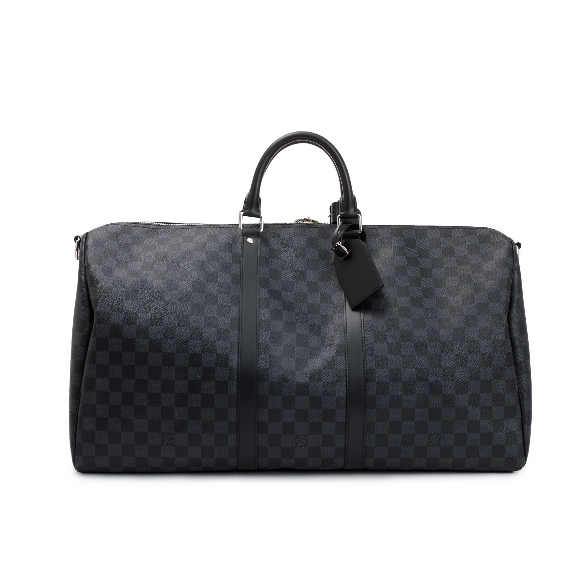 Louis Vuitton 2022 Damier Graphite Keepall Bandouliere 55 w/ Strap & Box