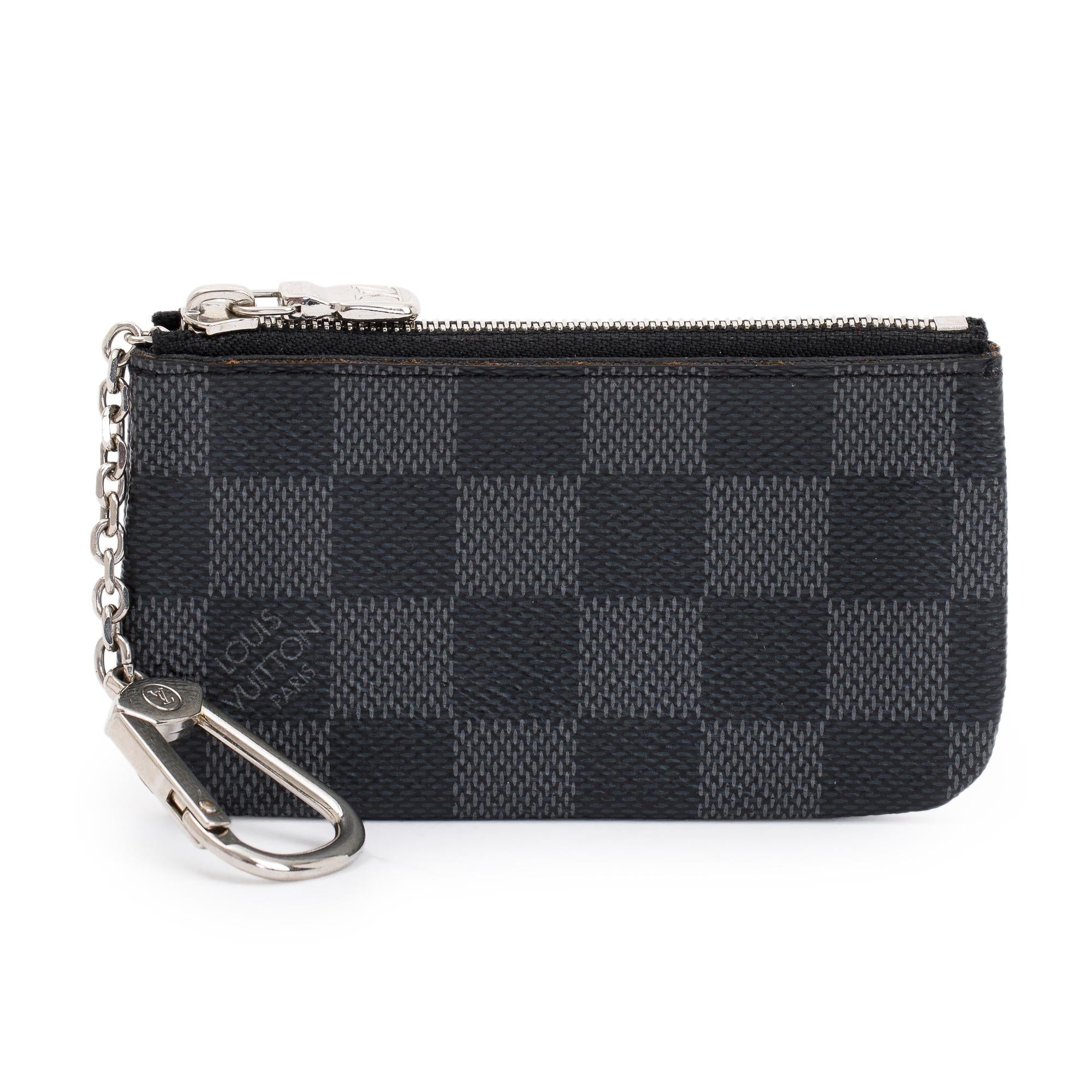 Louis Vuitton 2022 Damier Graphite Key Pouch