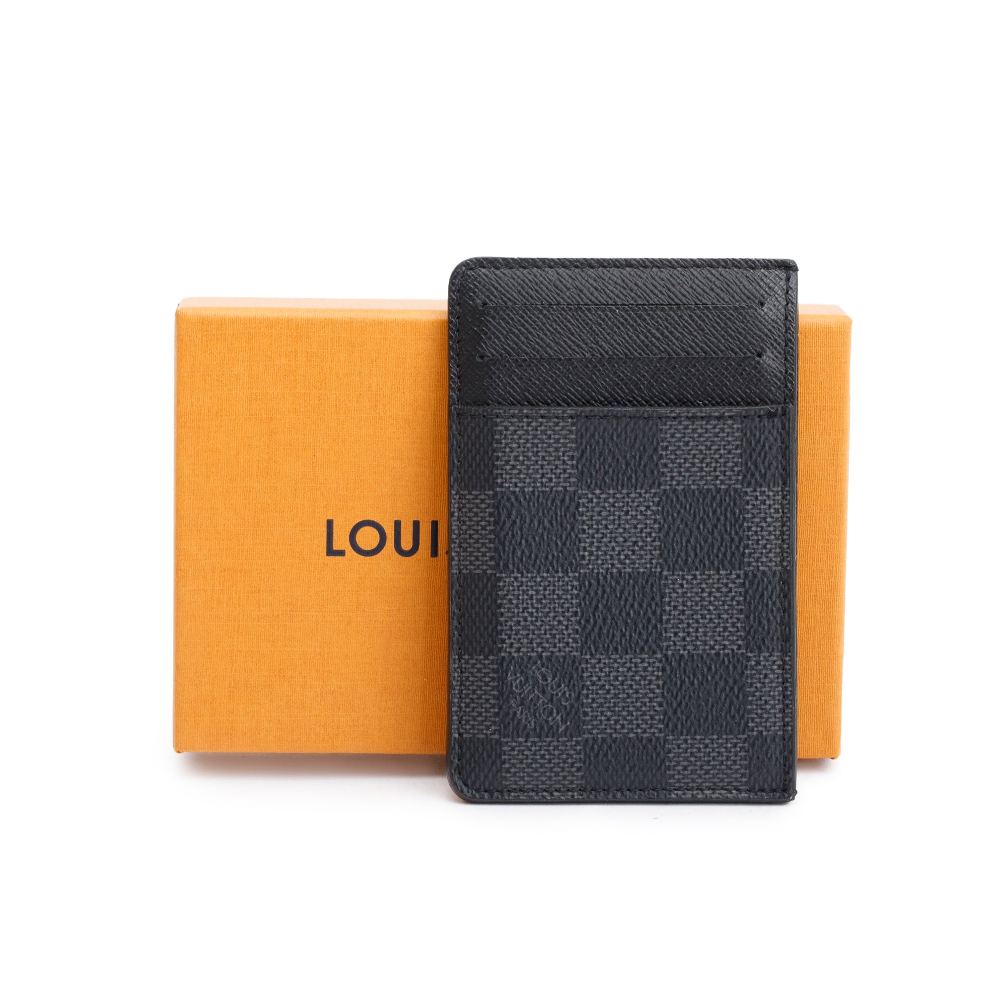 Louis Vuitton 2022 Damier Graphite Neo Porte-Cartes Card Holder w/ Box