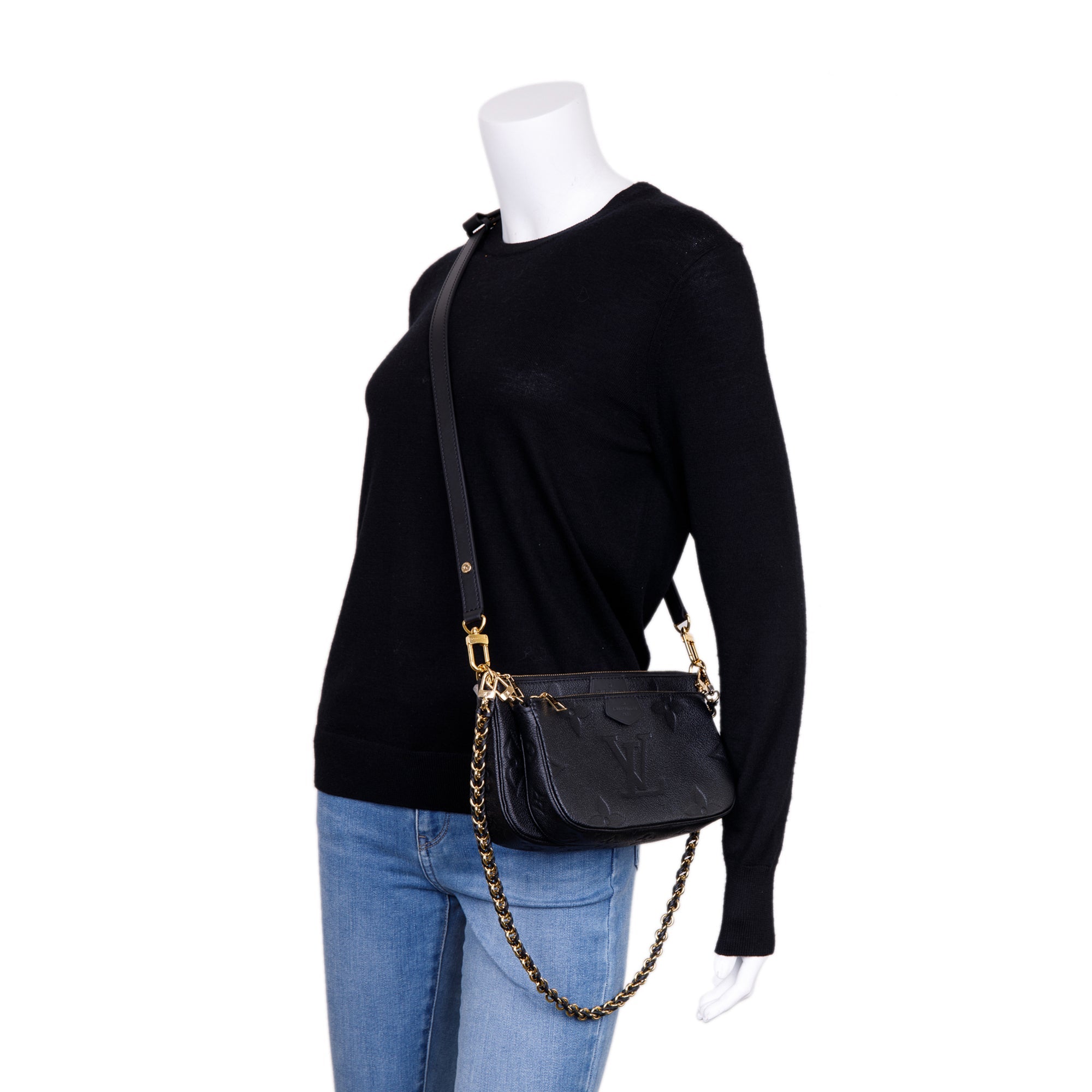 Louis Vuitton 2022 Empreinte Leather Multi-Pochette Accessoires w/ Box & Receipt