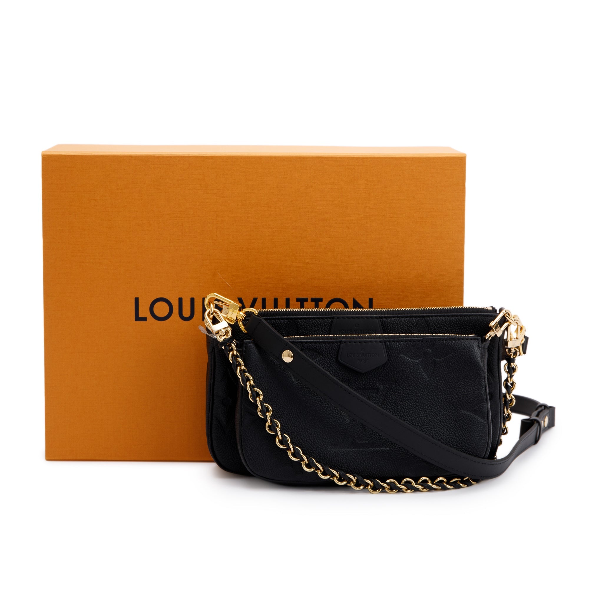 Louis Vuitton 2022 Empreinte Leather Multi-Pochette Accessoires w/ Box & Receipt