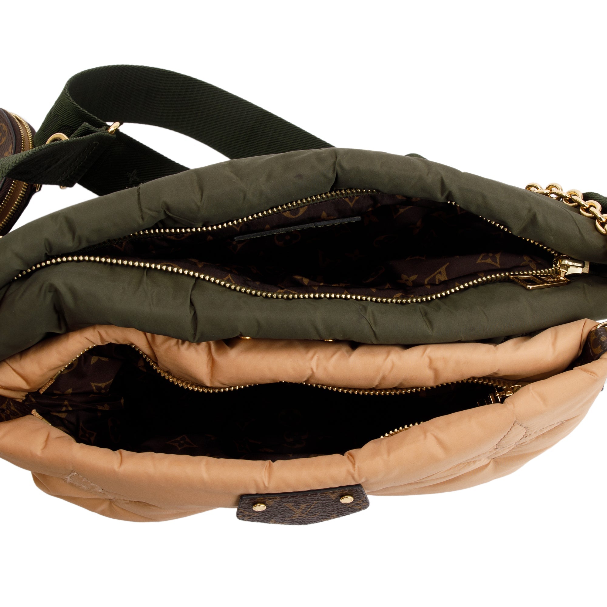 Louis Vuitton 2022 Green/Beige Econyl Nylon Maxi Multi-Pochette Accessoires