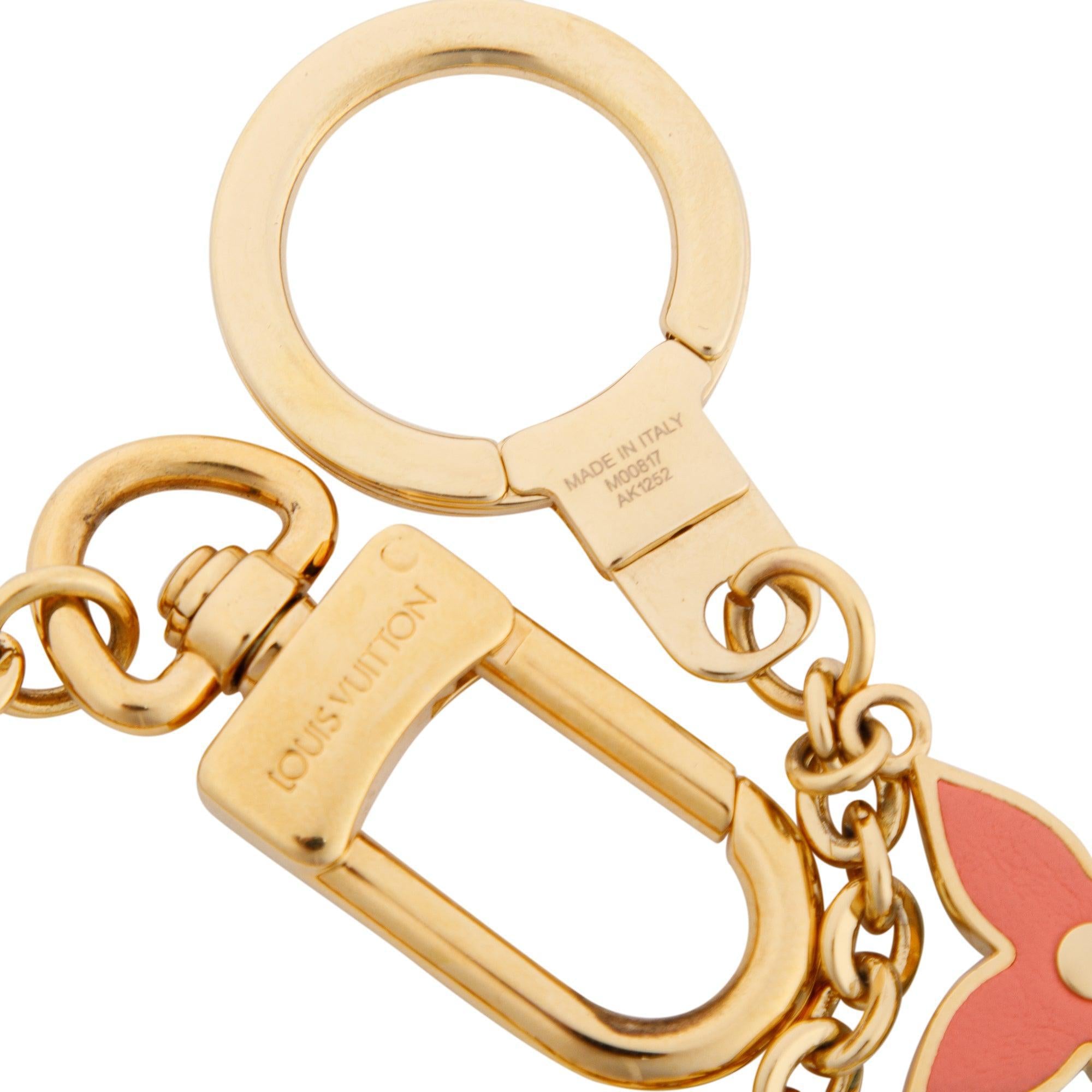 Louis Vuitton 2022 LV Lively Chain Bag Charm & Key Holder w/ Box