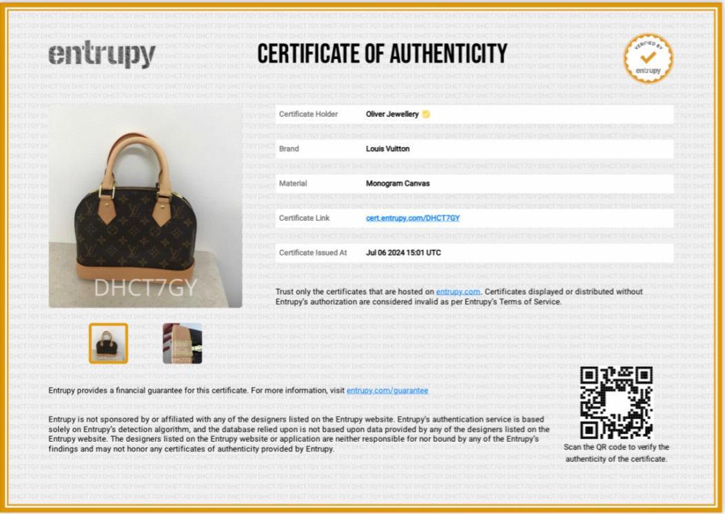 Louis Vuitton 2022 Monogram Alma BB w/ Strap & Box