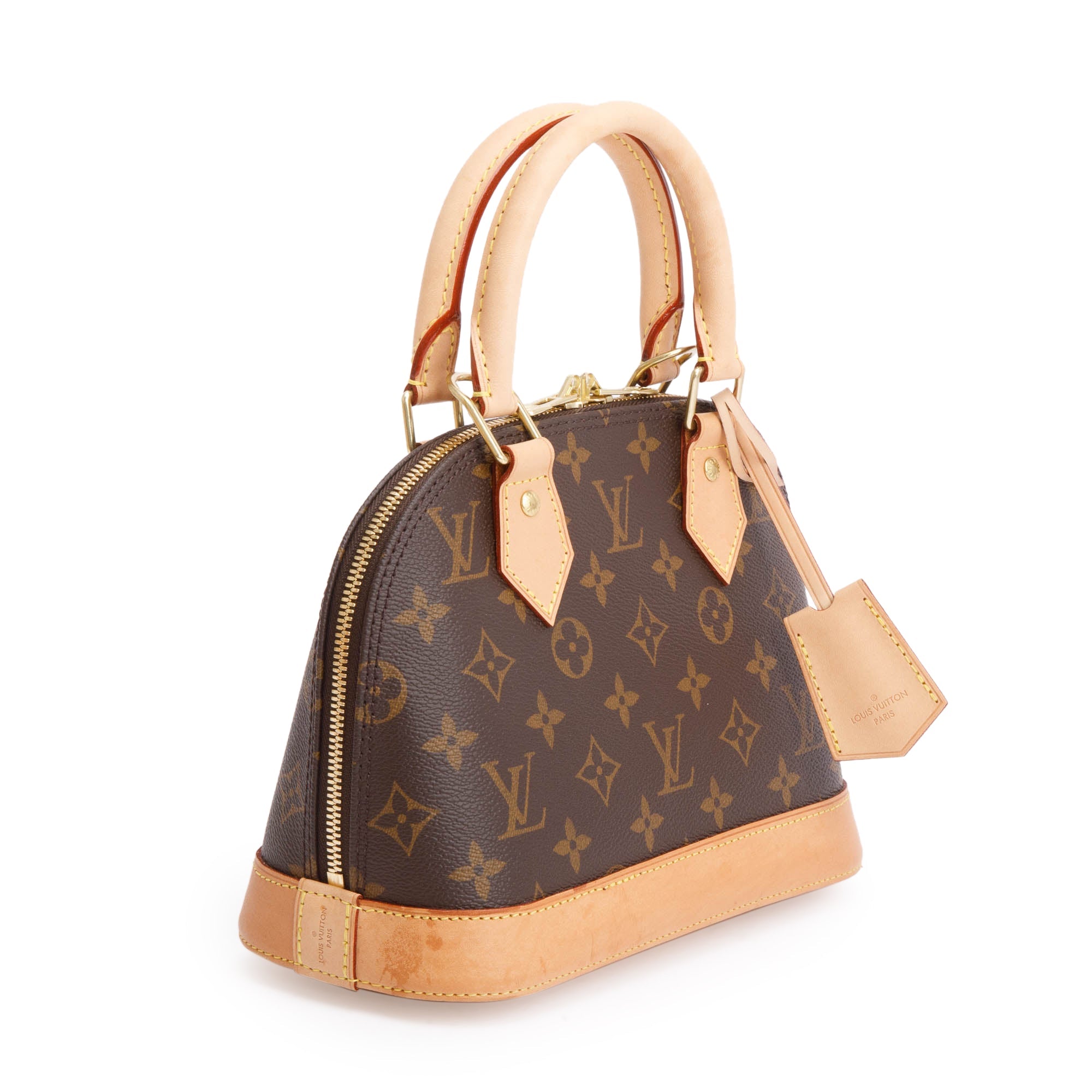 Louis Vuitton 2022 Monogram Alma BB w/ Strap & Box