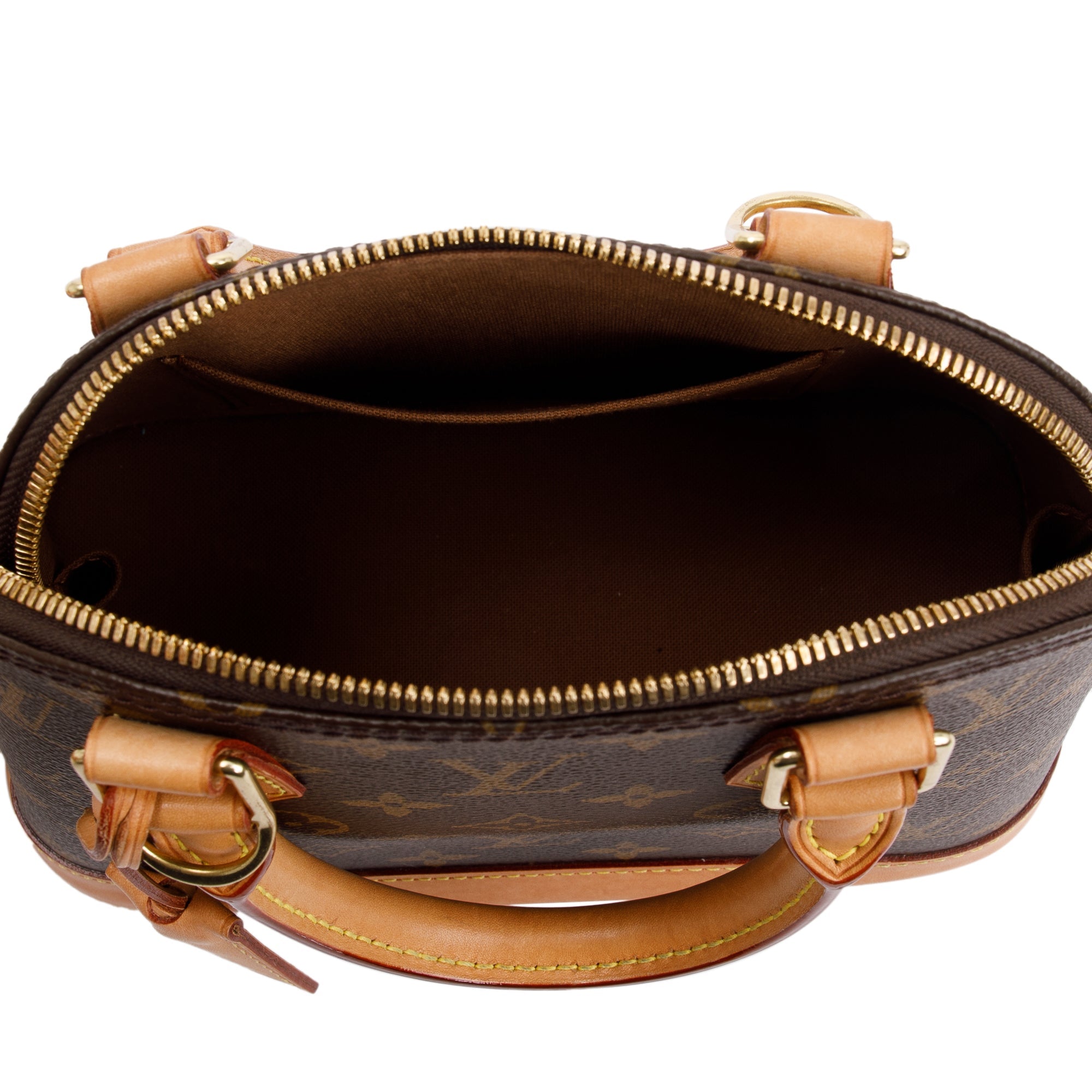 Louis Vuitton 2022 Monogram Alma BB w/ Strap, Box & Receipt