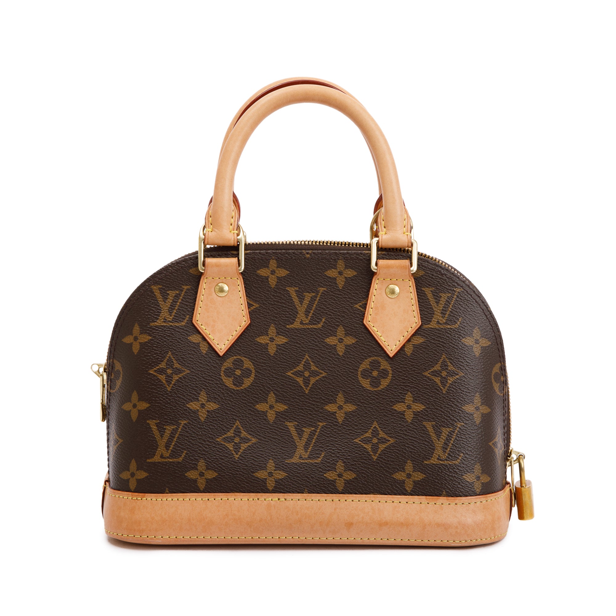 Louis Vuitton 2022 Monogram Alma BB w/ Strap, Box & Receipt