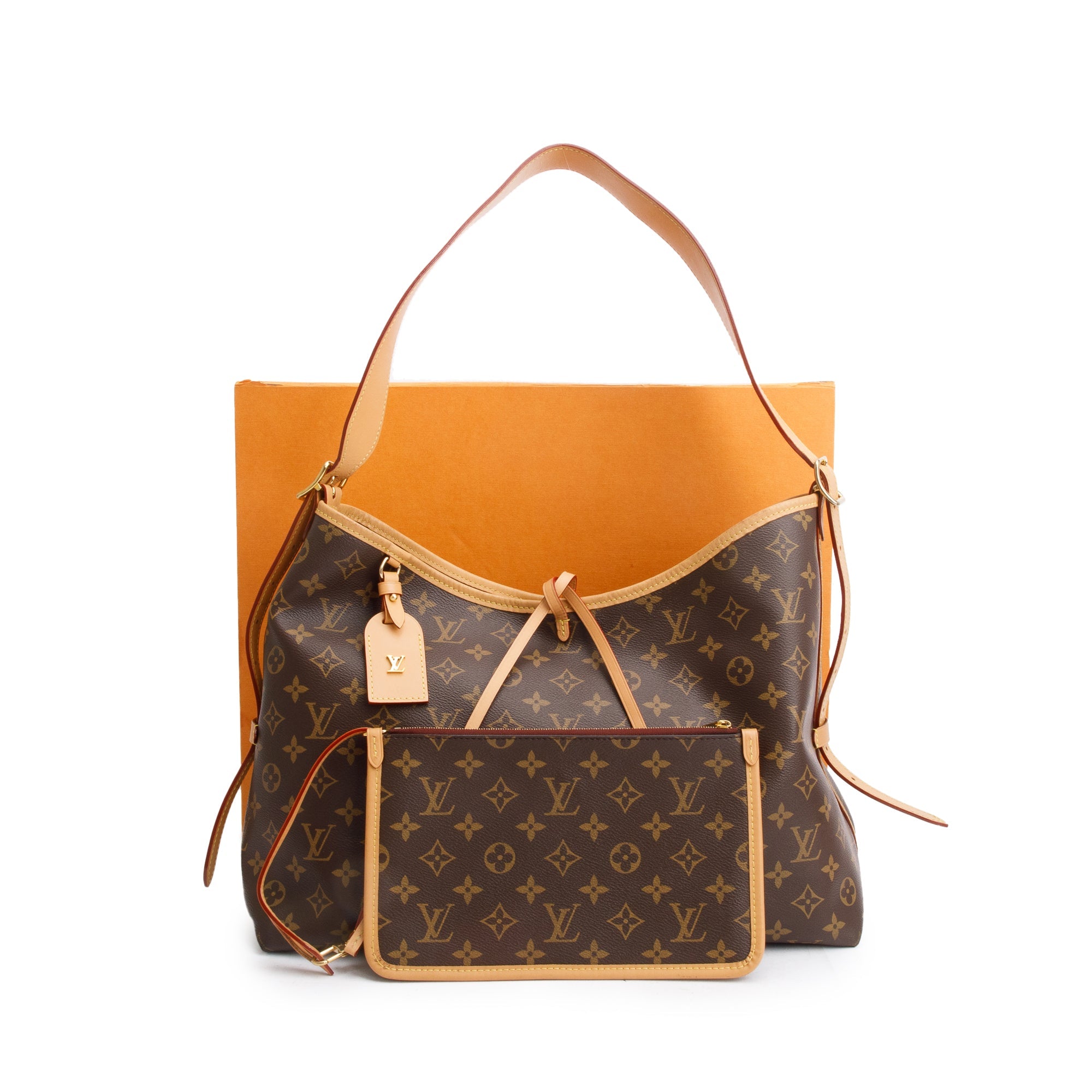 Louis Vuitton 2022 Monogram CarryAll MM w/ Pouch & Box