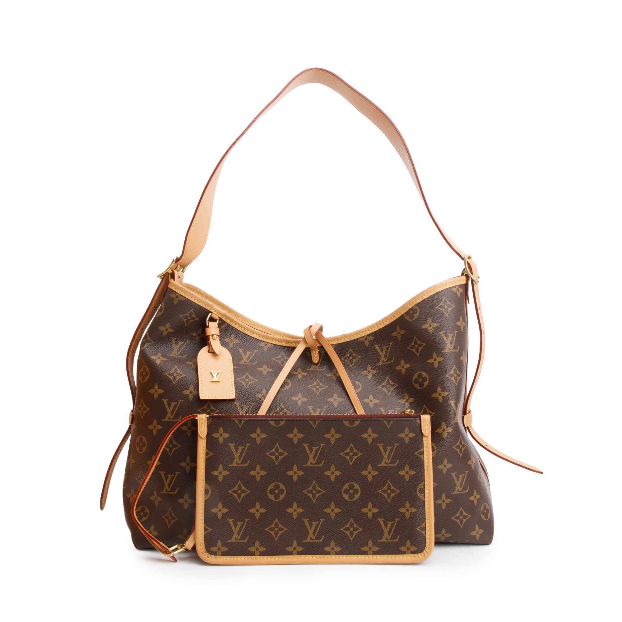 Louis Vuitton 2022 Monogram CarryAll MM w/ Pouch & Box