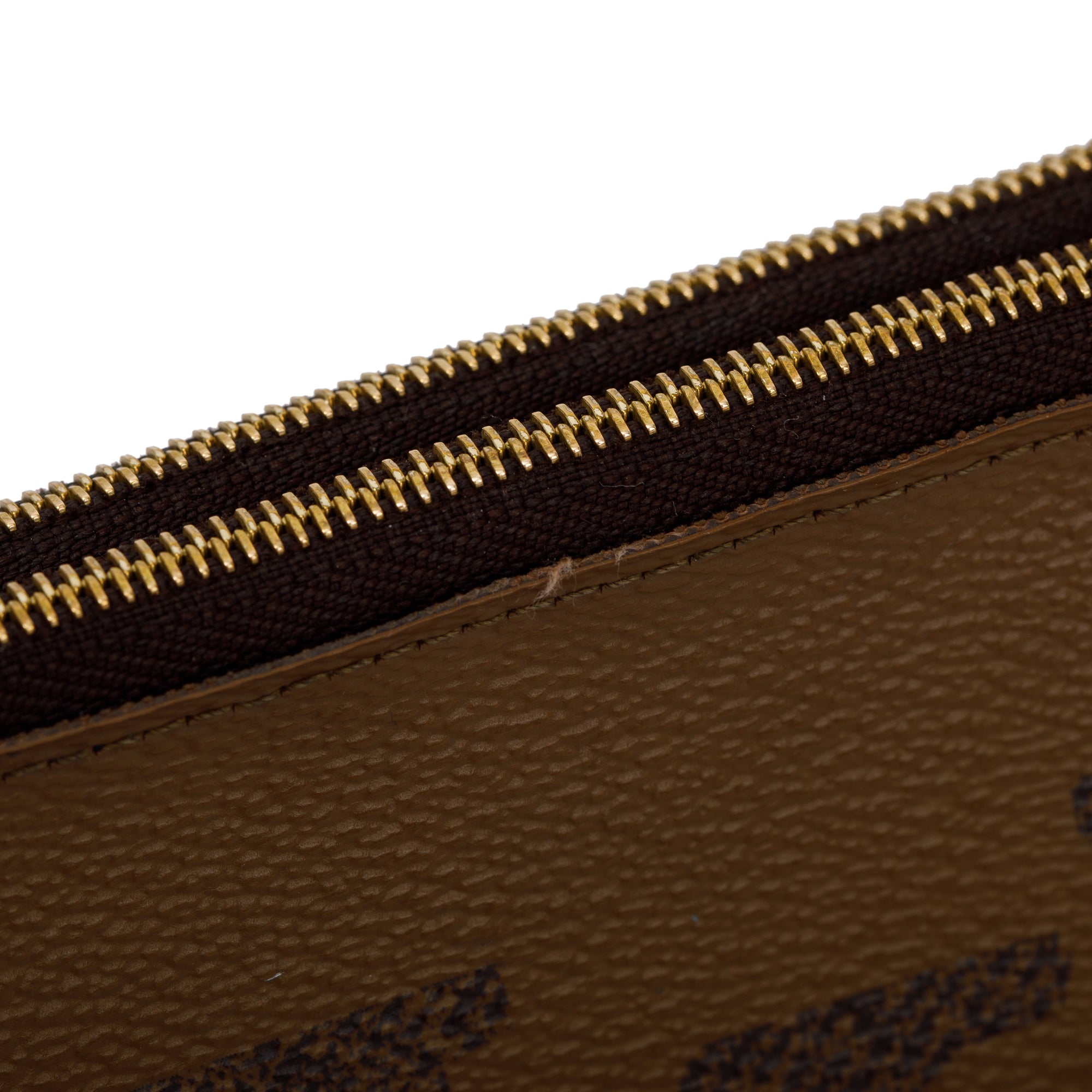 Louis Vuitton 2022 Monogram Double Zip Pochette w/ Strap