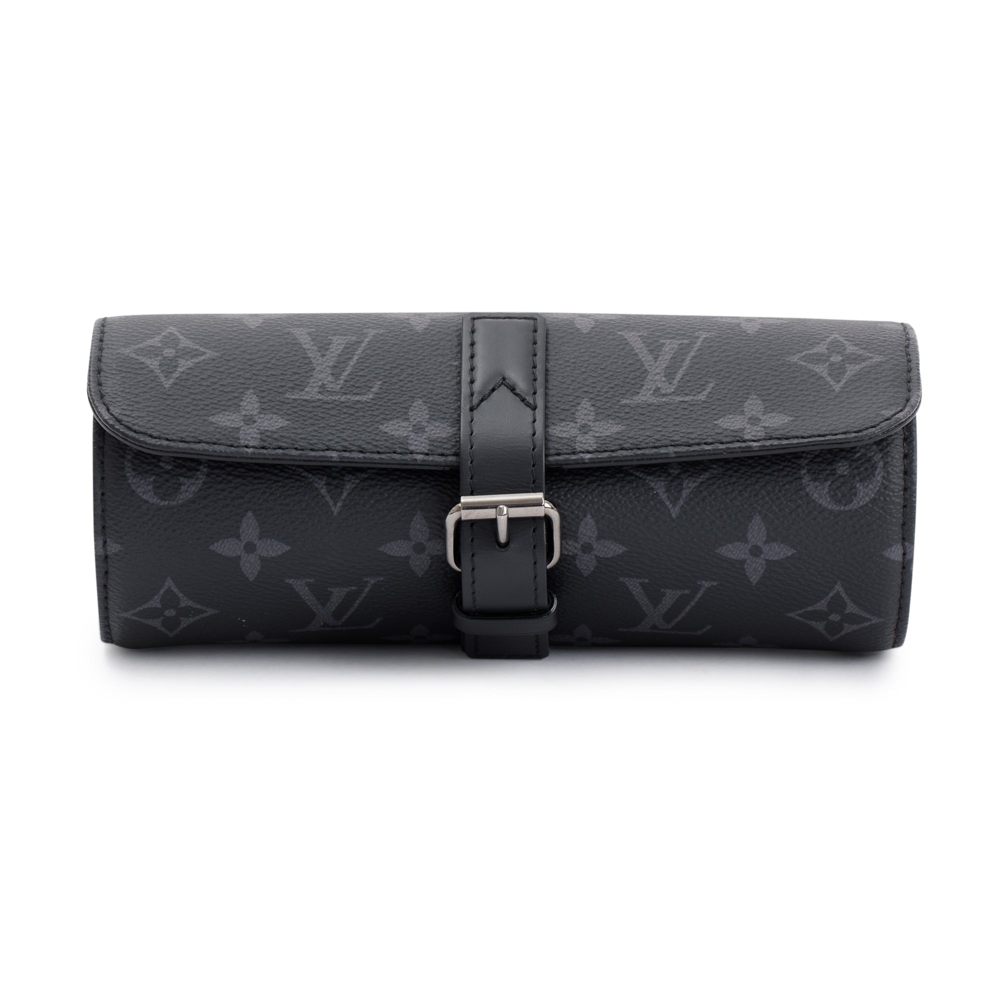 Louis Vuitton 2022 Monogram Eclipse 3 Watch Travel Case