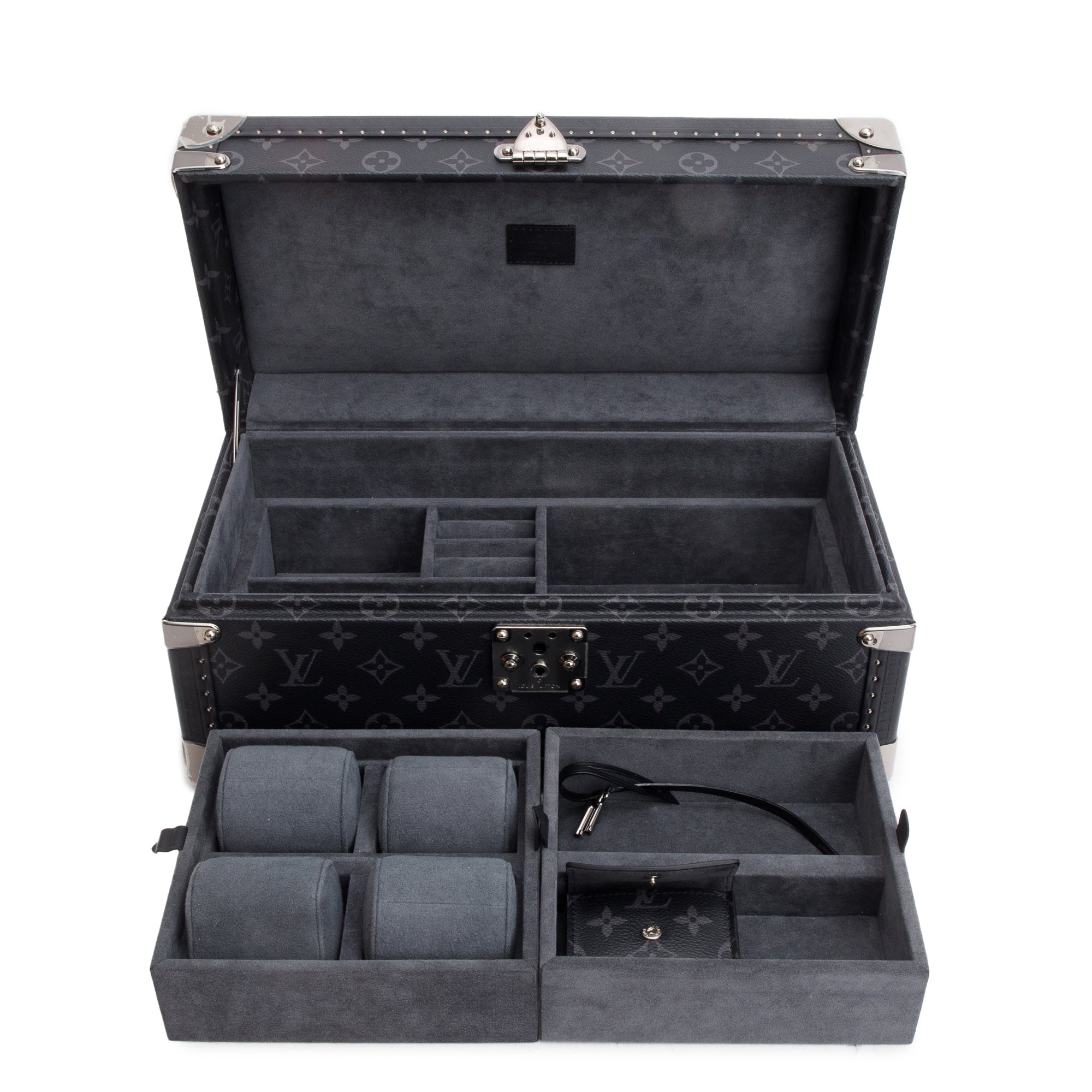 Louis Vuitton 2022 Monogram Eclipse Coffret Accessoires w/ Box
