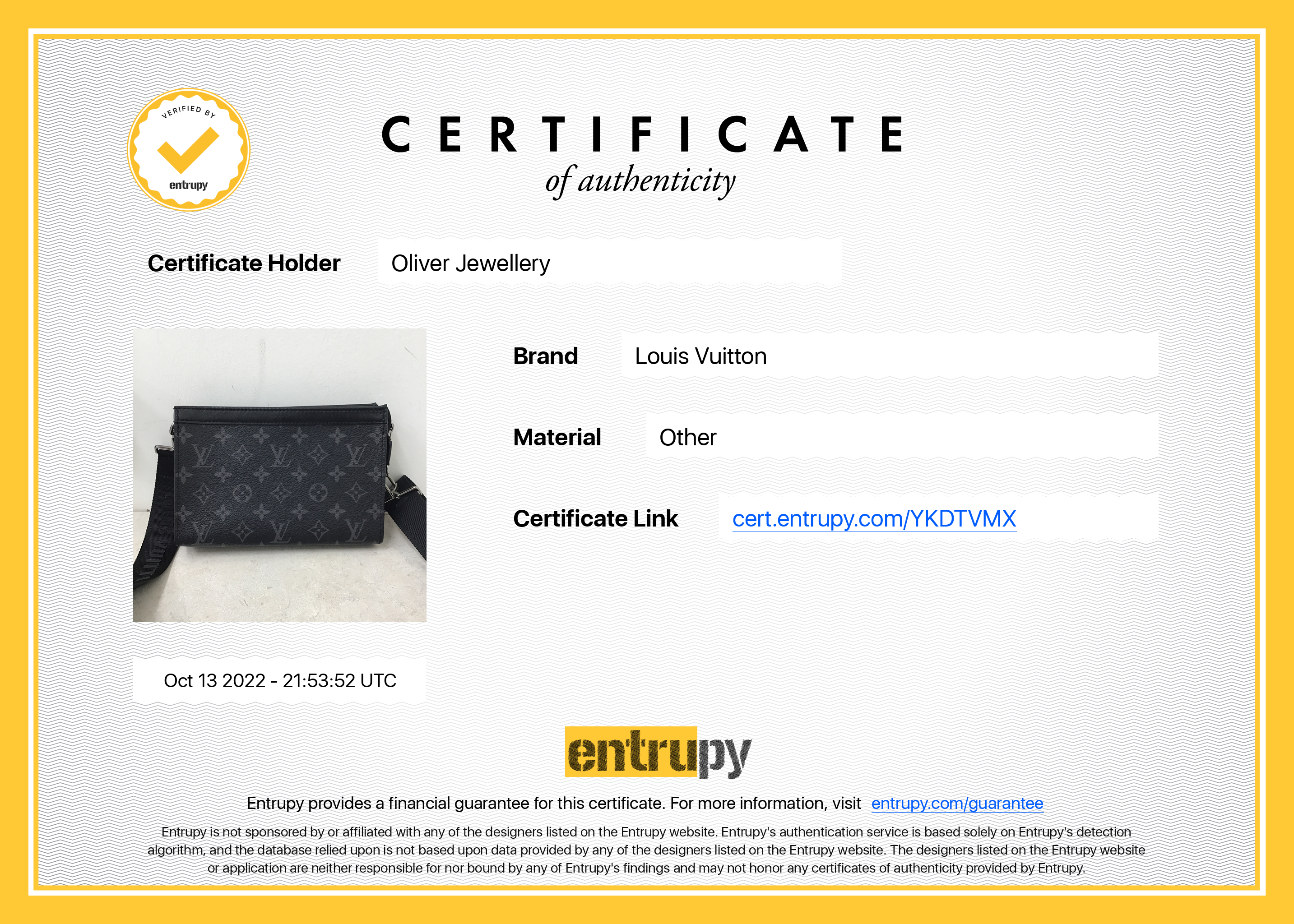Louis Vuitton 2022 Monogram Eclipse Gaston Wearable Wallet